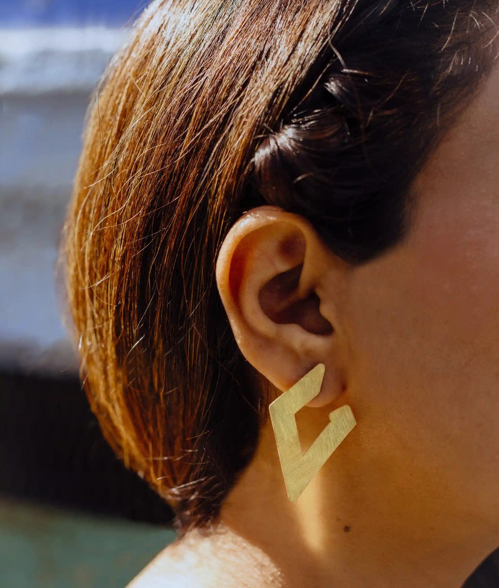 Geometric Angular Stud Earrings