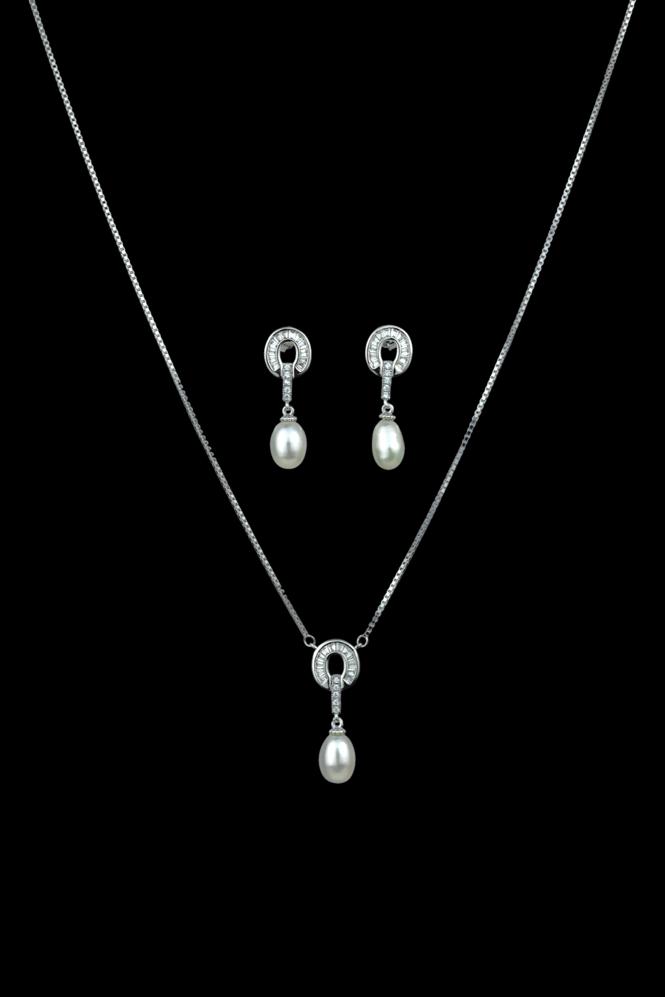 925 Silver Baroque Pearl Set - Miraura Jewels