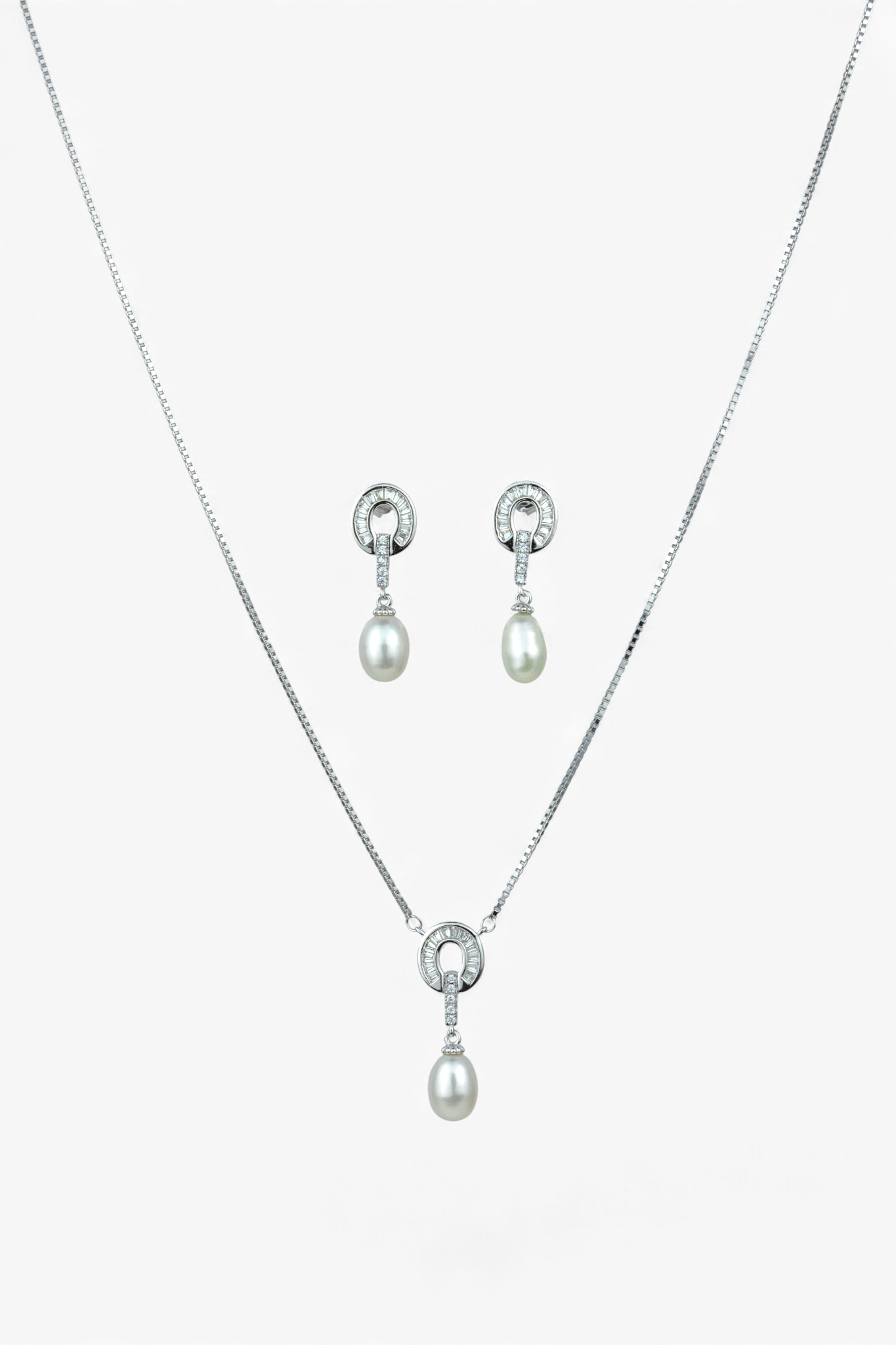 925 Silver Baroque Pearl Set - Miraura Jewels