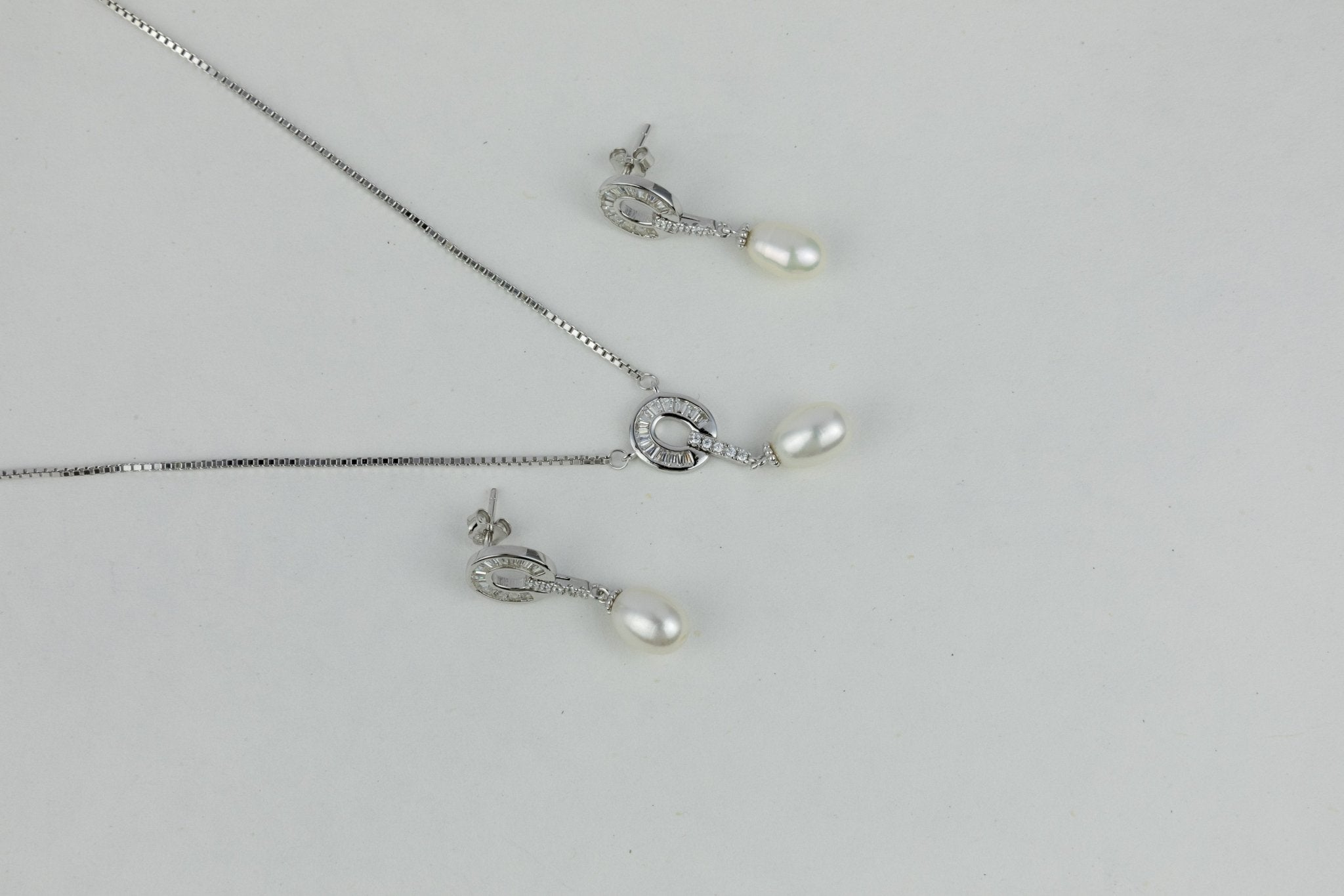 925 Silver Baroque Pearl Set - Miraura Jewels