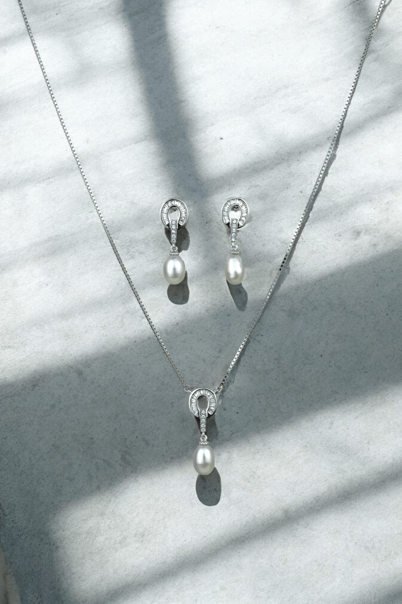 925 Silver Baroque Pearl Set - Miraura Jewels