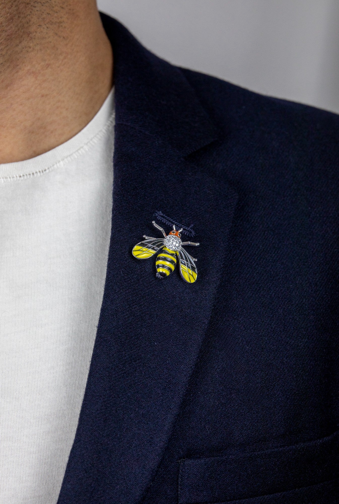 The Busy Bee Whimsical Silver Brooch - Miraura Jewels