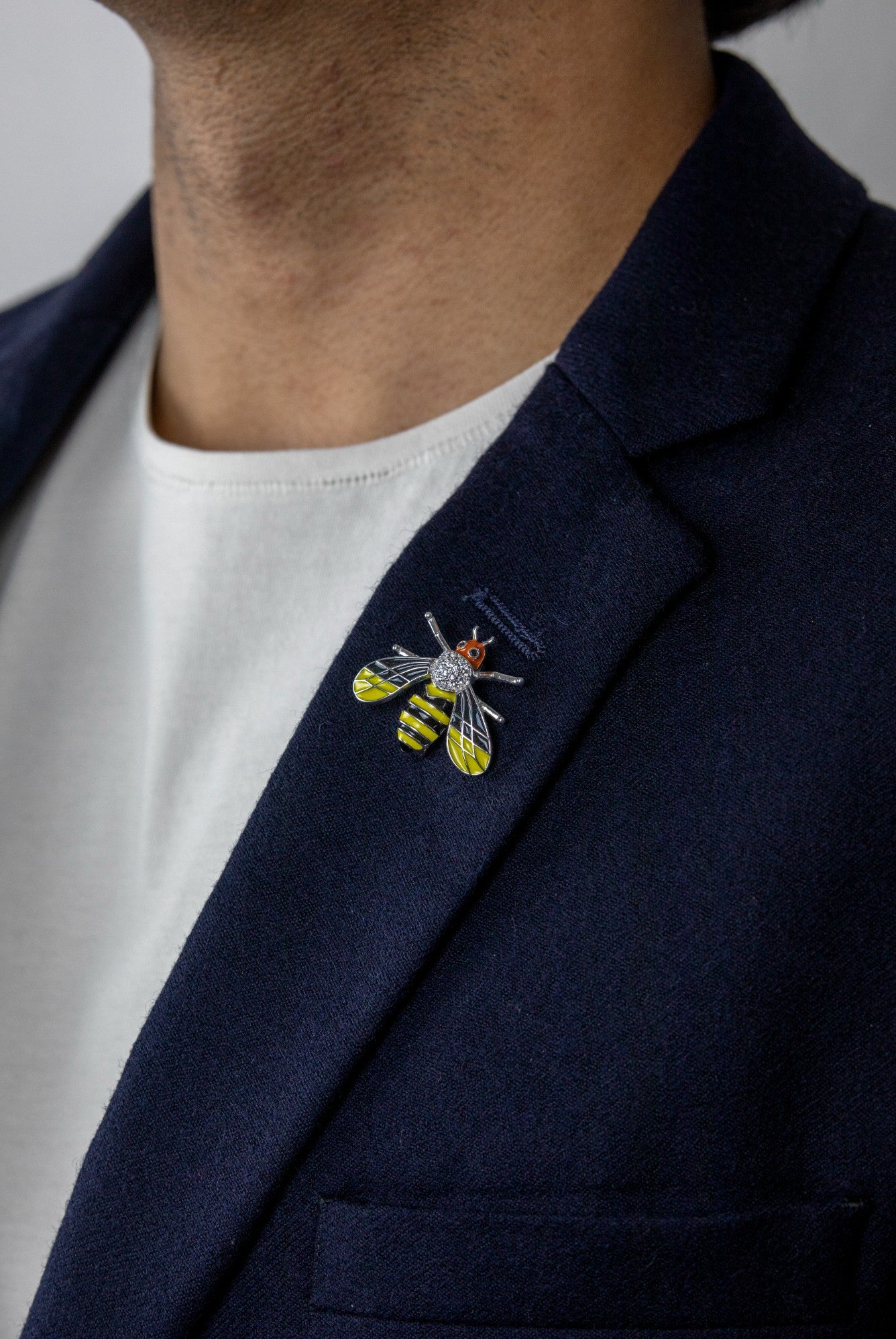 The Busy Bee Whimsical Silver Brooch - Miraura Jewels
