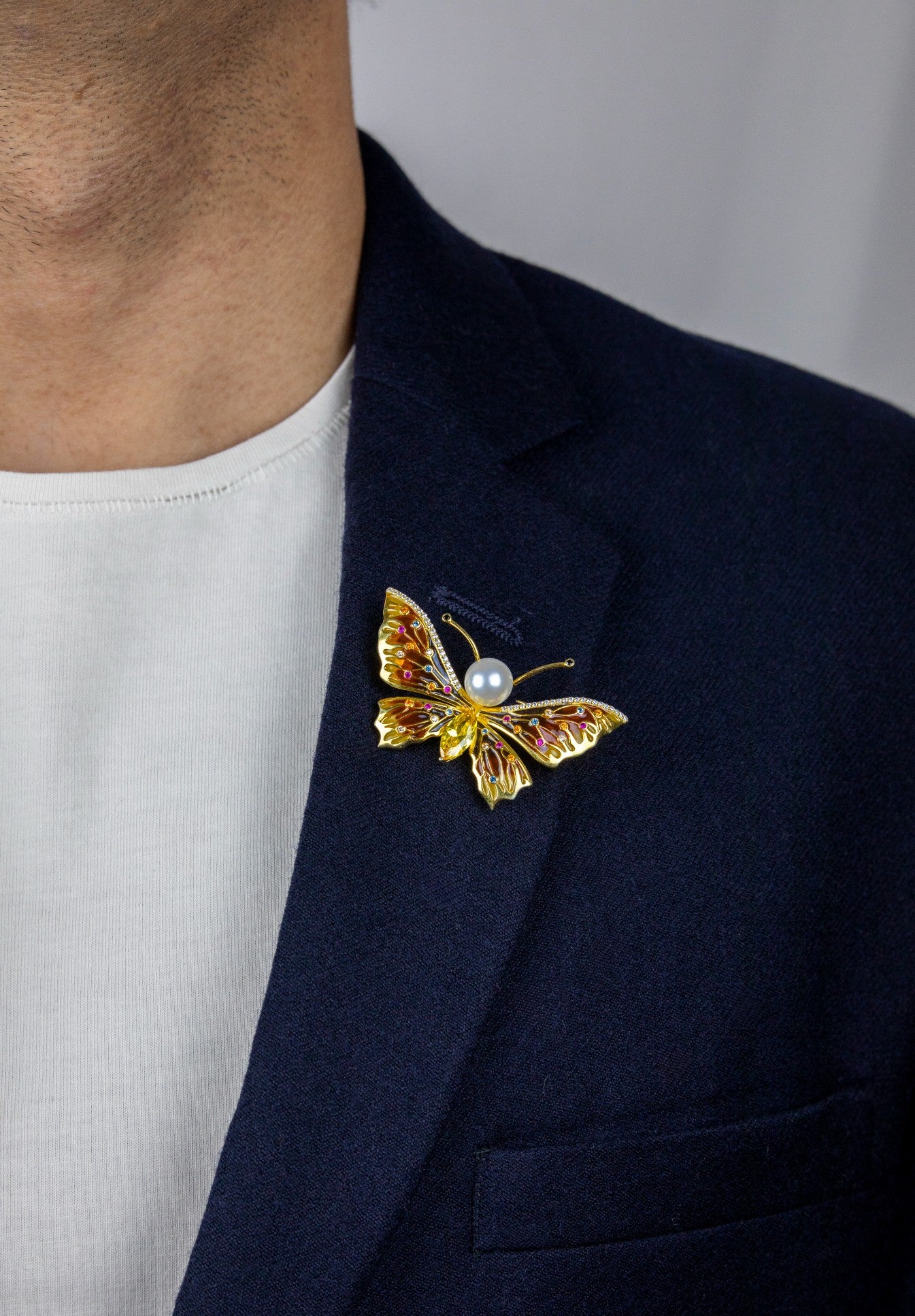 The Sunehri Titli Heritage Butterfly Brooch - Miraura Jewels