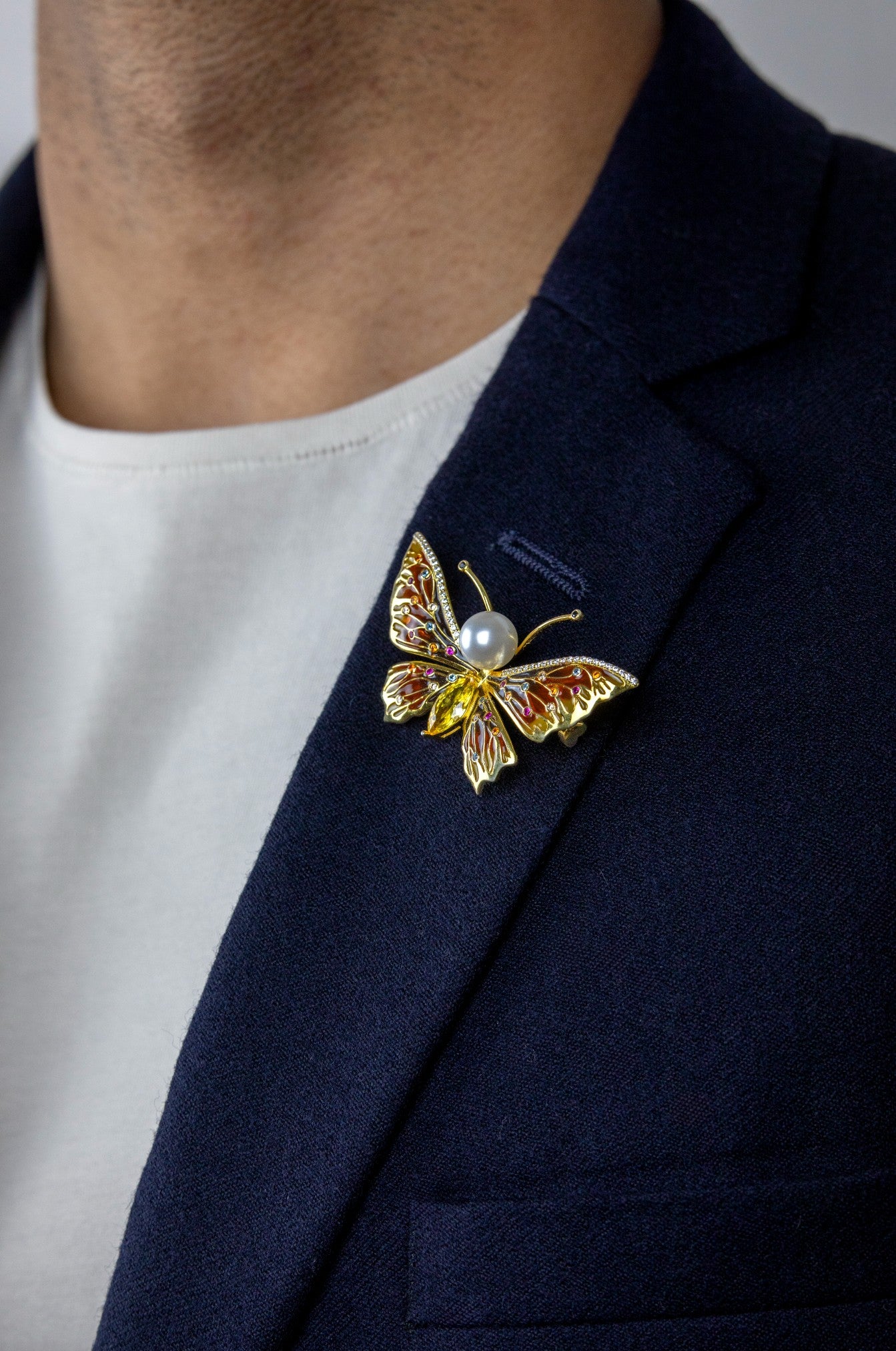 The Sunehri Titli Heritage Butterfly Brooch - Miraura Jewels