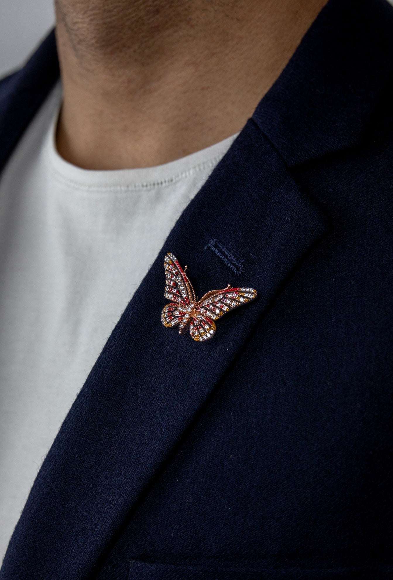 The Agni Titli Bespoke Butterfly Brooch - Miraura Jewels
