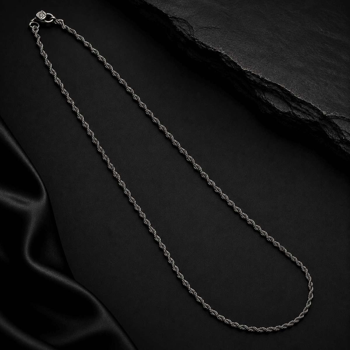 Classic Men's Twisted Rope Chain - Miraura Jewels