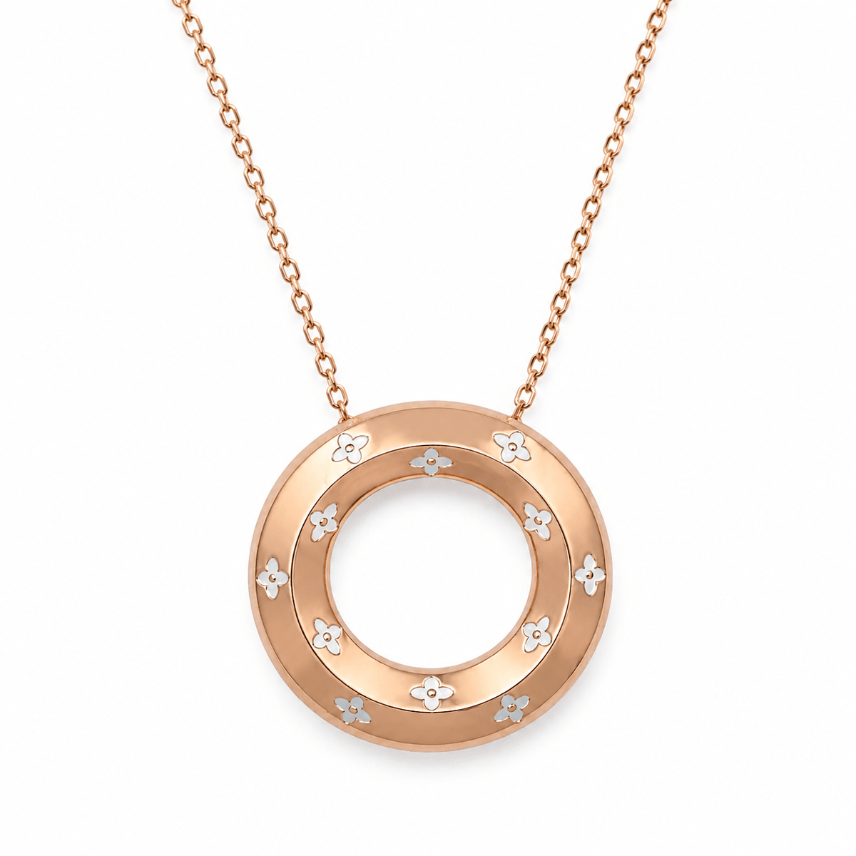Miraura's Rose Gold Segment Pendant