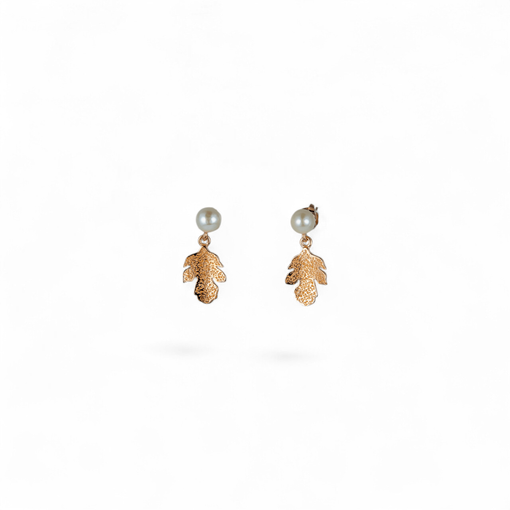 Rose Gold Pavé Flower Stud Earrings | 925 Silver - Miraura Jewels