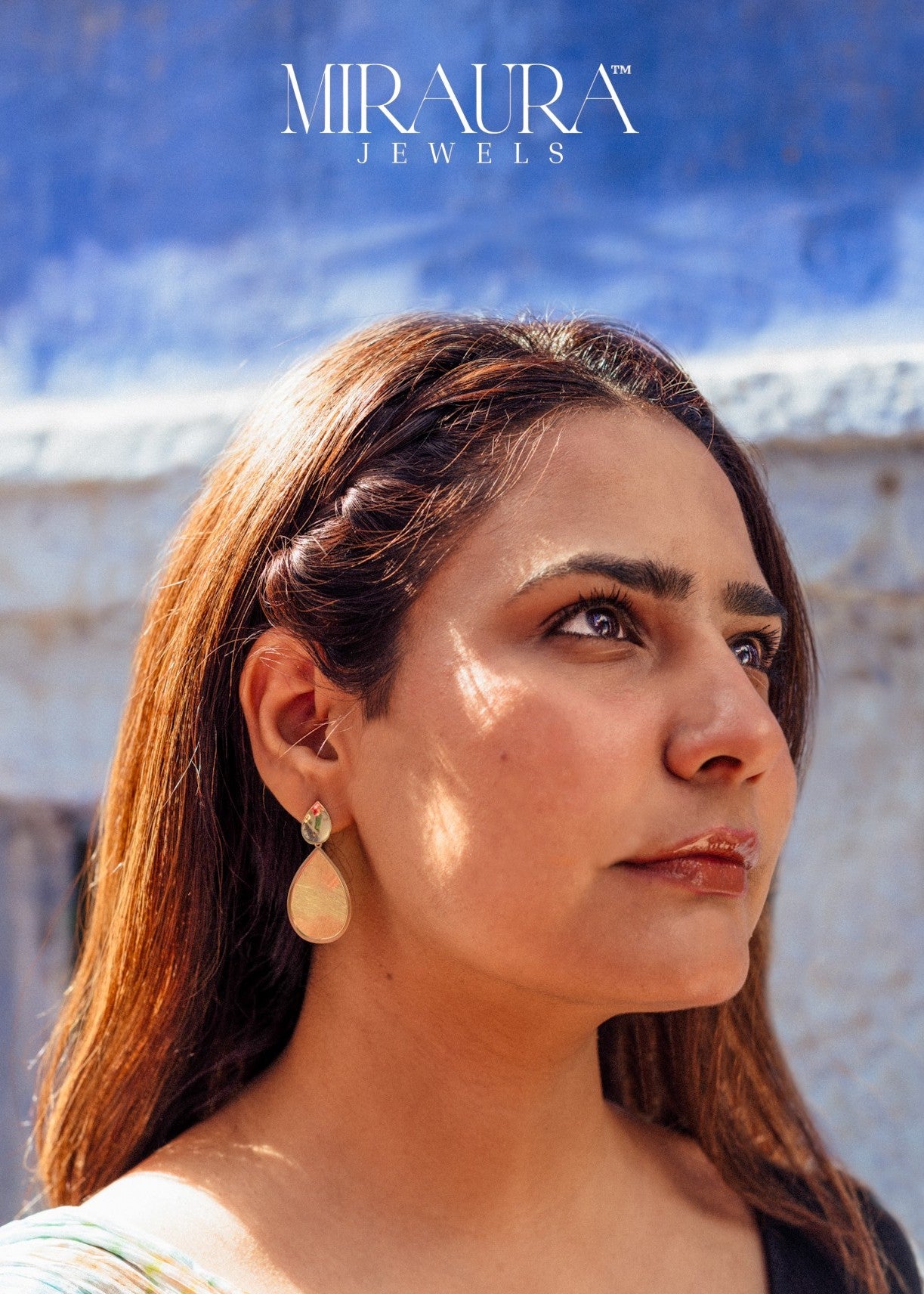 Miraura Jewels Italian Gold Plated Silver Earrings worn by  Ratnima Sharma