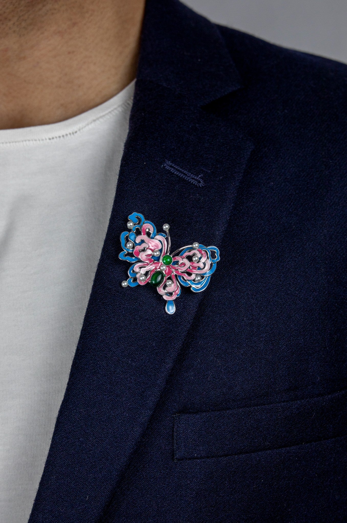 The Meena Titli Brooch by Miraura - Miraura Jewels