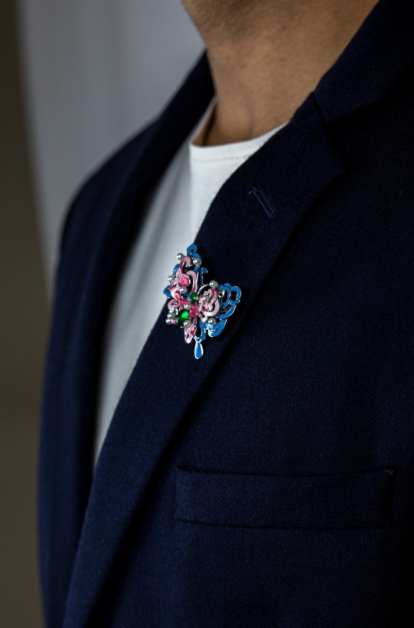 The Meena Titli Brooch by Miraura - Miraura Jewels