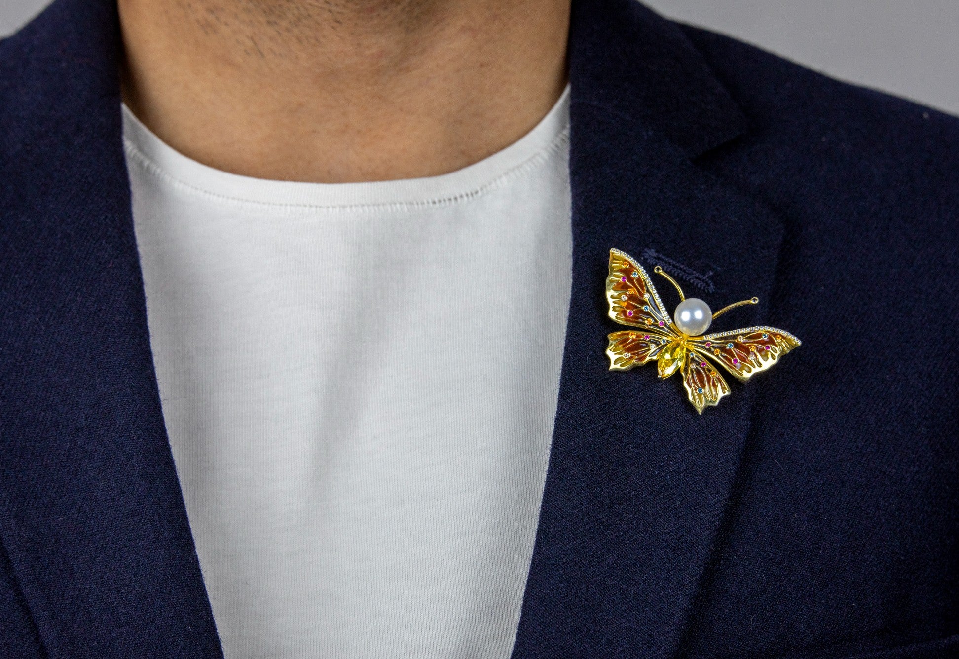 The Sunehri Titli Heritage Butterfly Brooch - Miraura Jewels