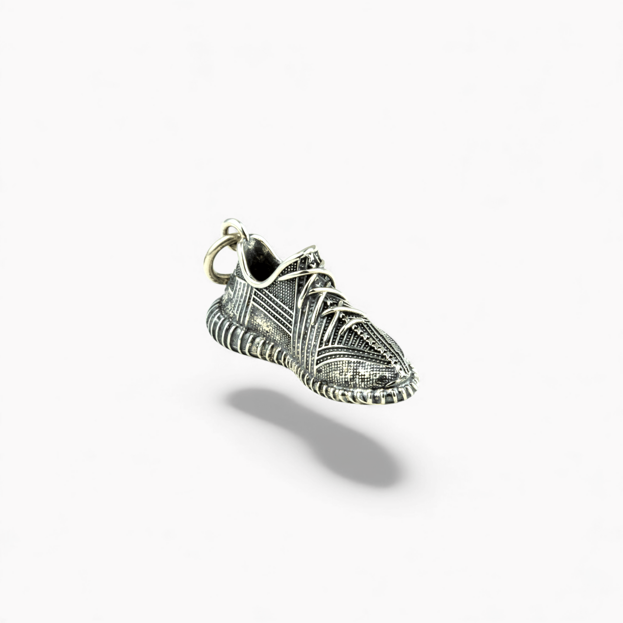 Antiqued Sneaker Pendant - Miraura Jewels