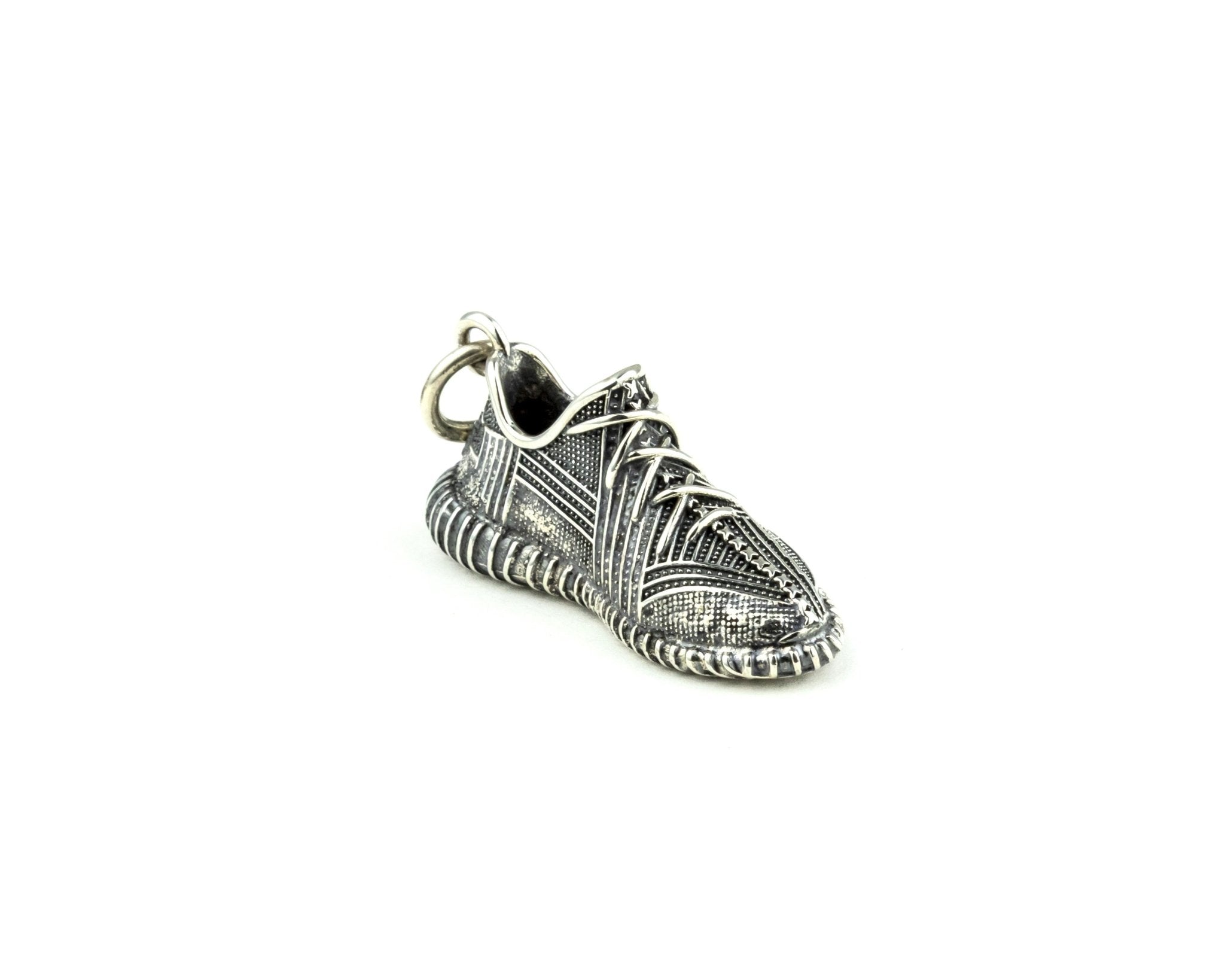 Antiqued Sneaker Pendant - Miraura Jewels