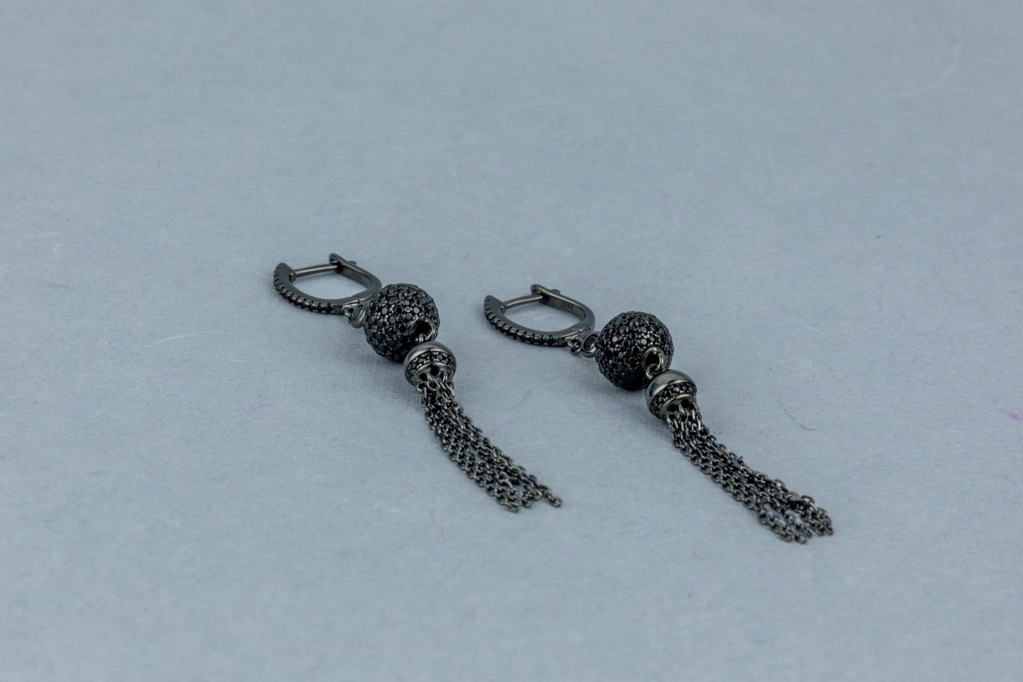 Chain Tassel Earrings - Miraura Jewels