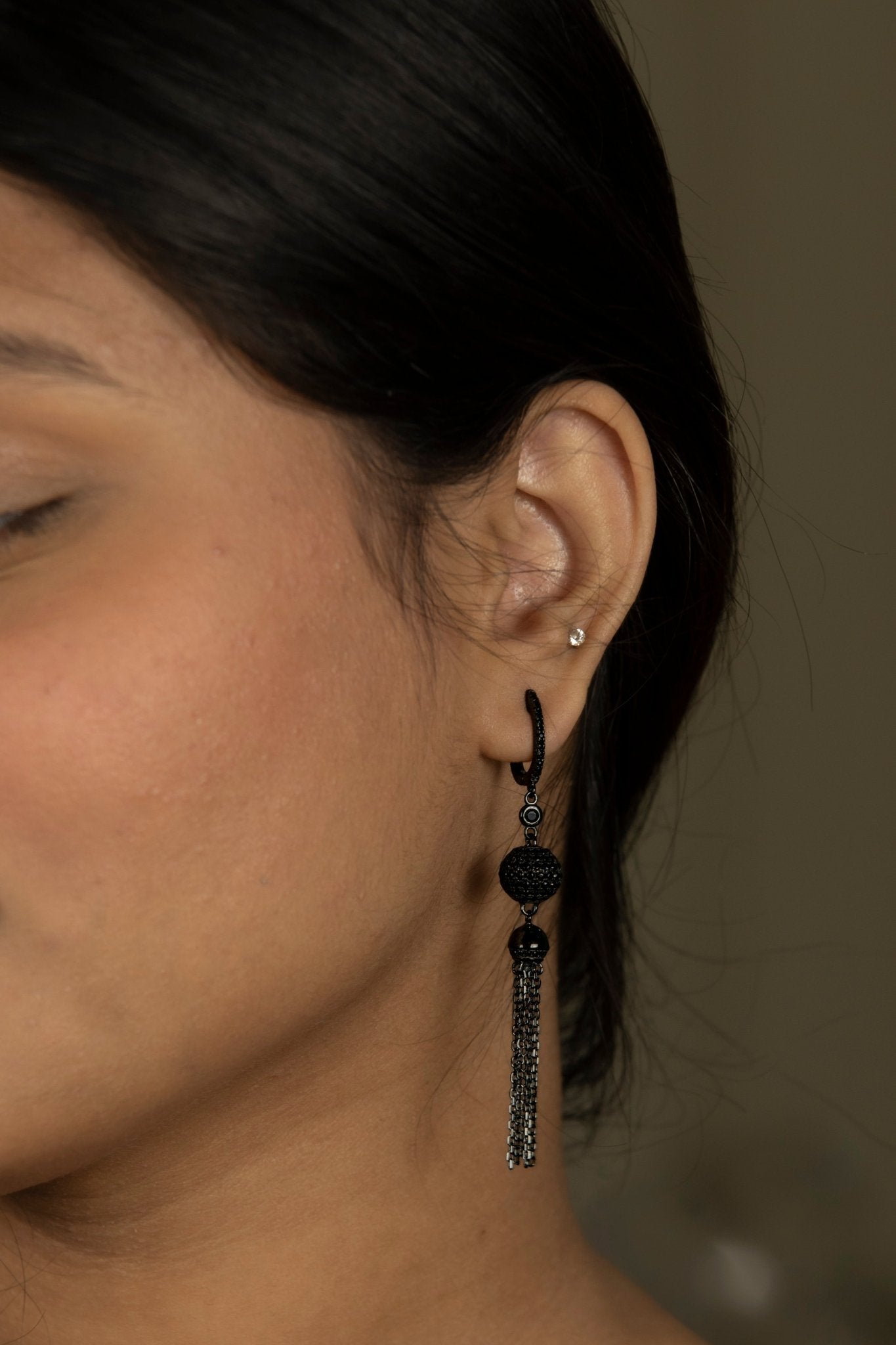 Chain Tassel Earrings - Miraura Jewels