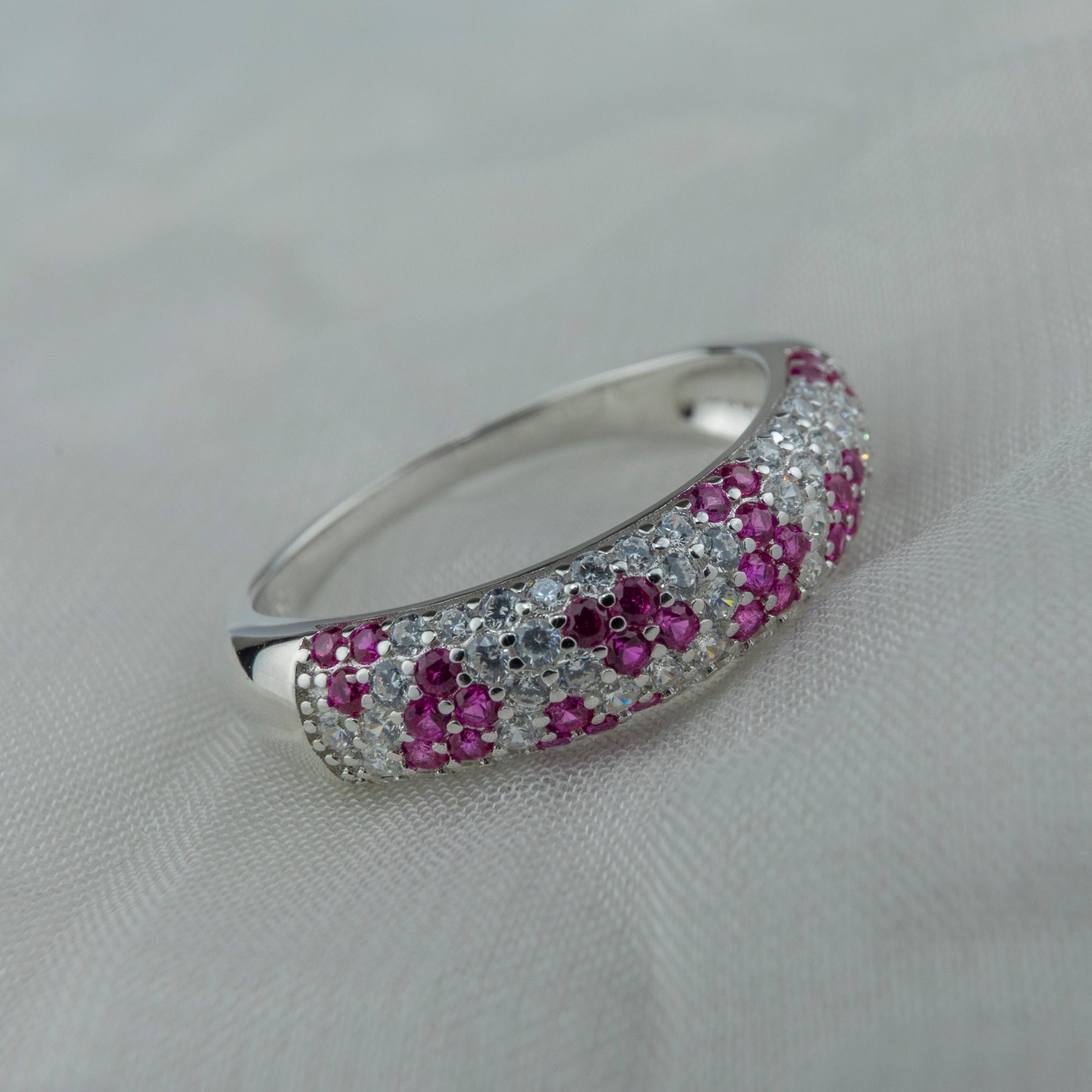 Chevron Pave Ring - Miraura Jewels