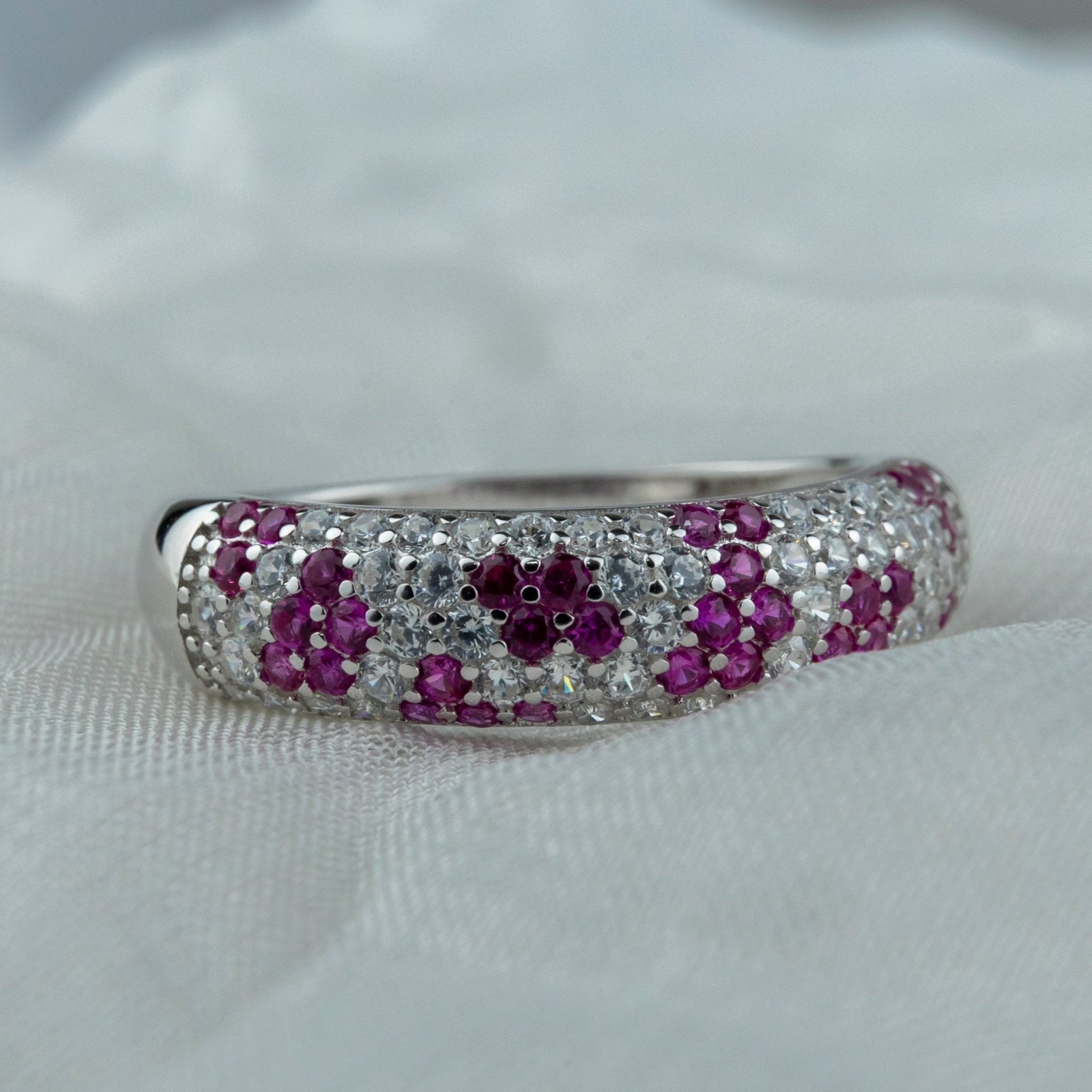Chevron Pave Ring - Miraura Jewels