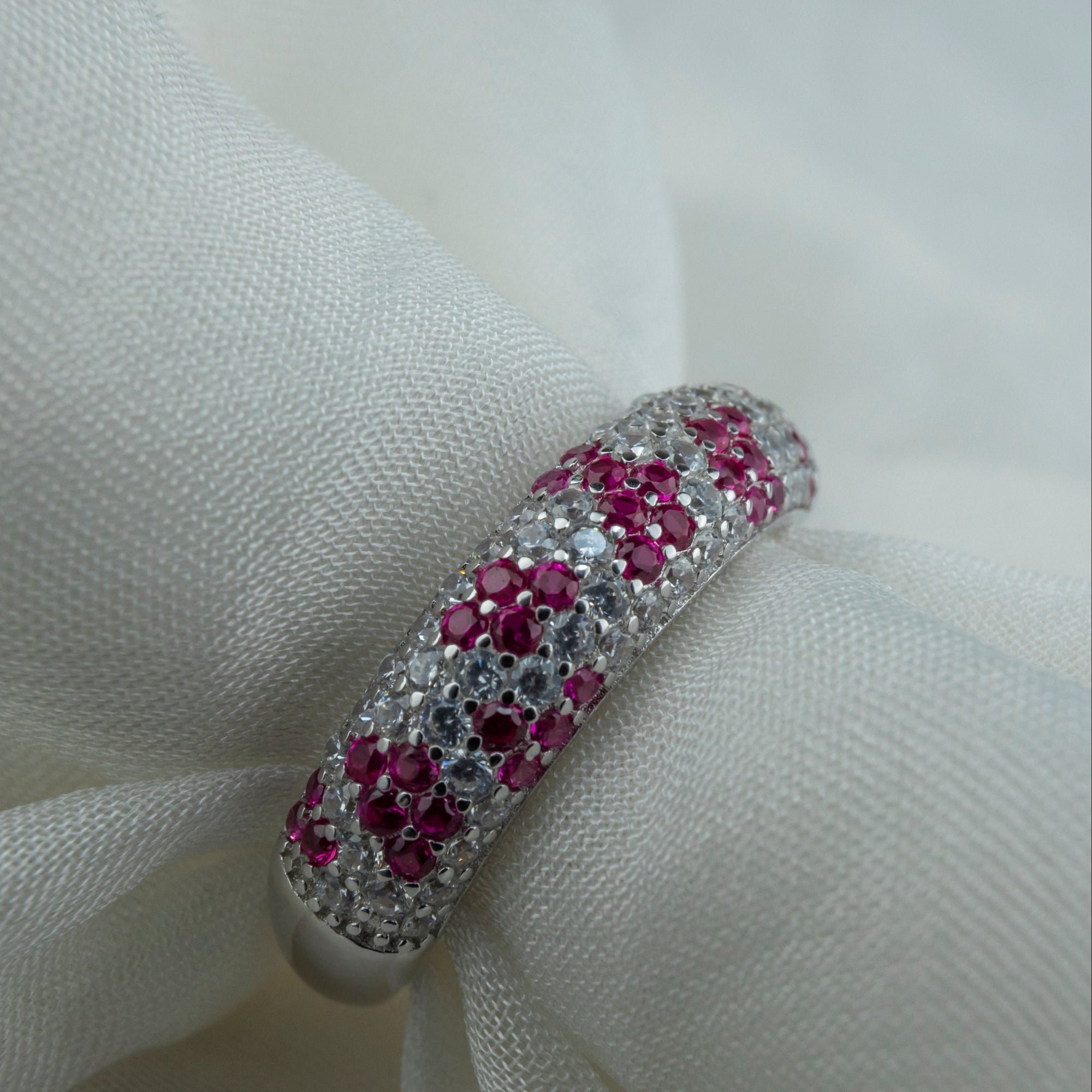 Chevron Pave Ring - Miraura Jewels