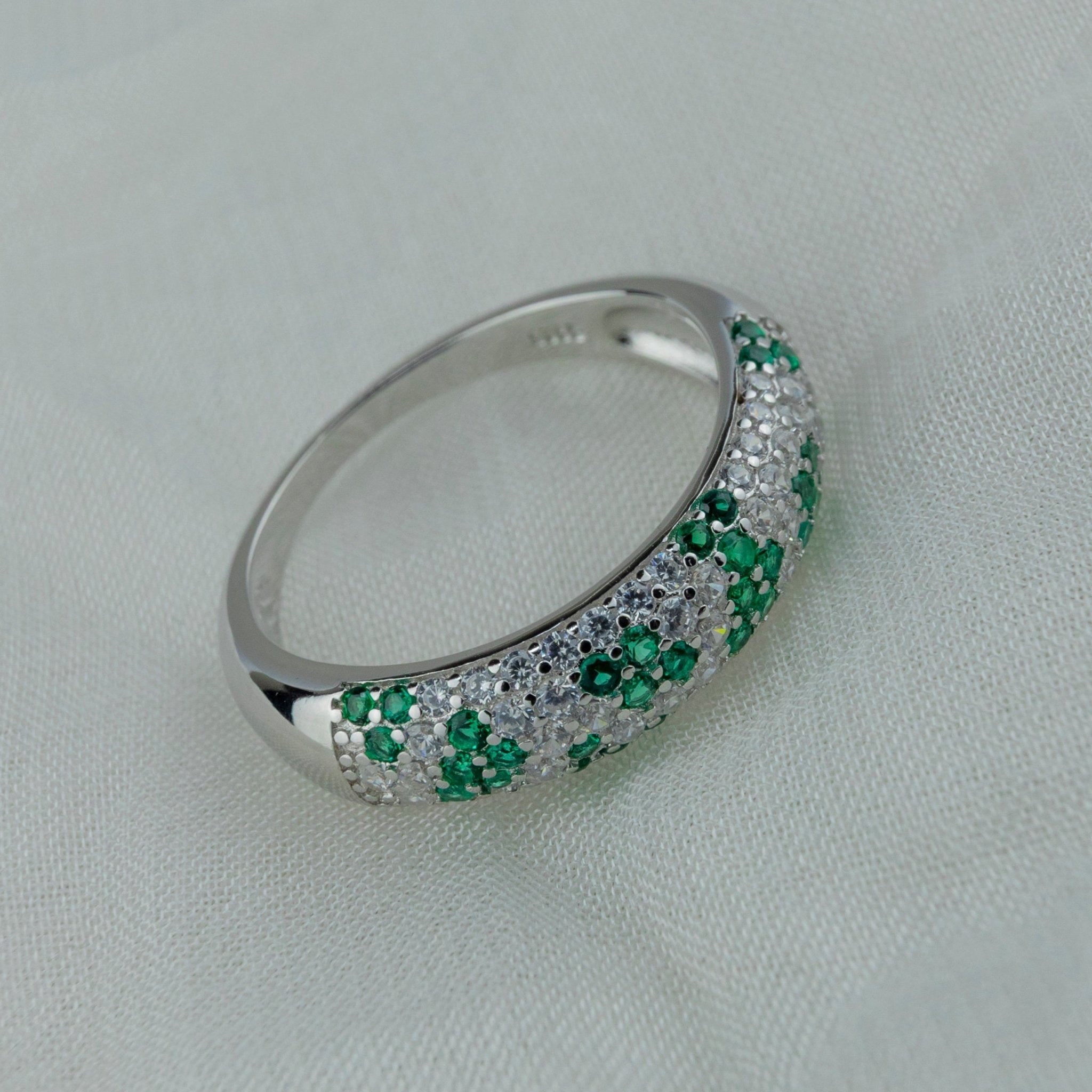 Chevron Pave Ring - Miraura Jewels