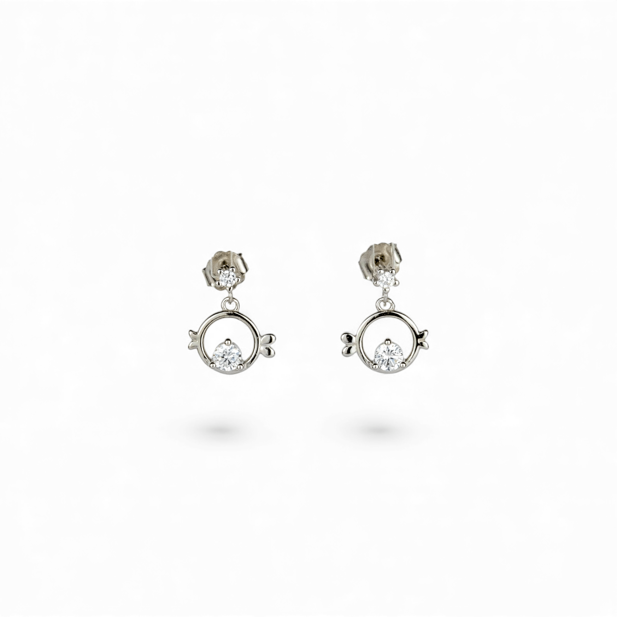 Circle Drop Earrings - Miraura Jewels