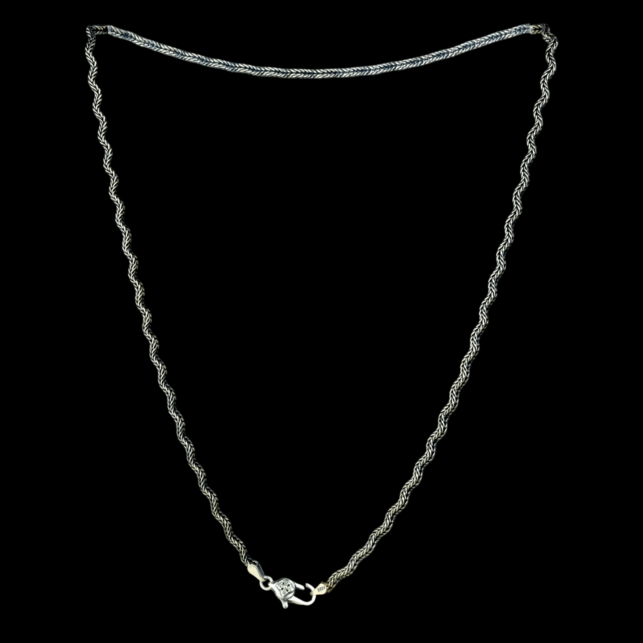 Classic Men's Twisted Rope Chain - Miraura Jewels