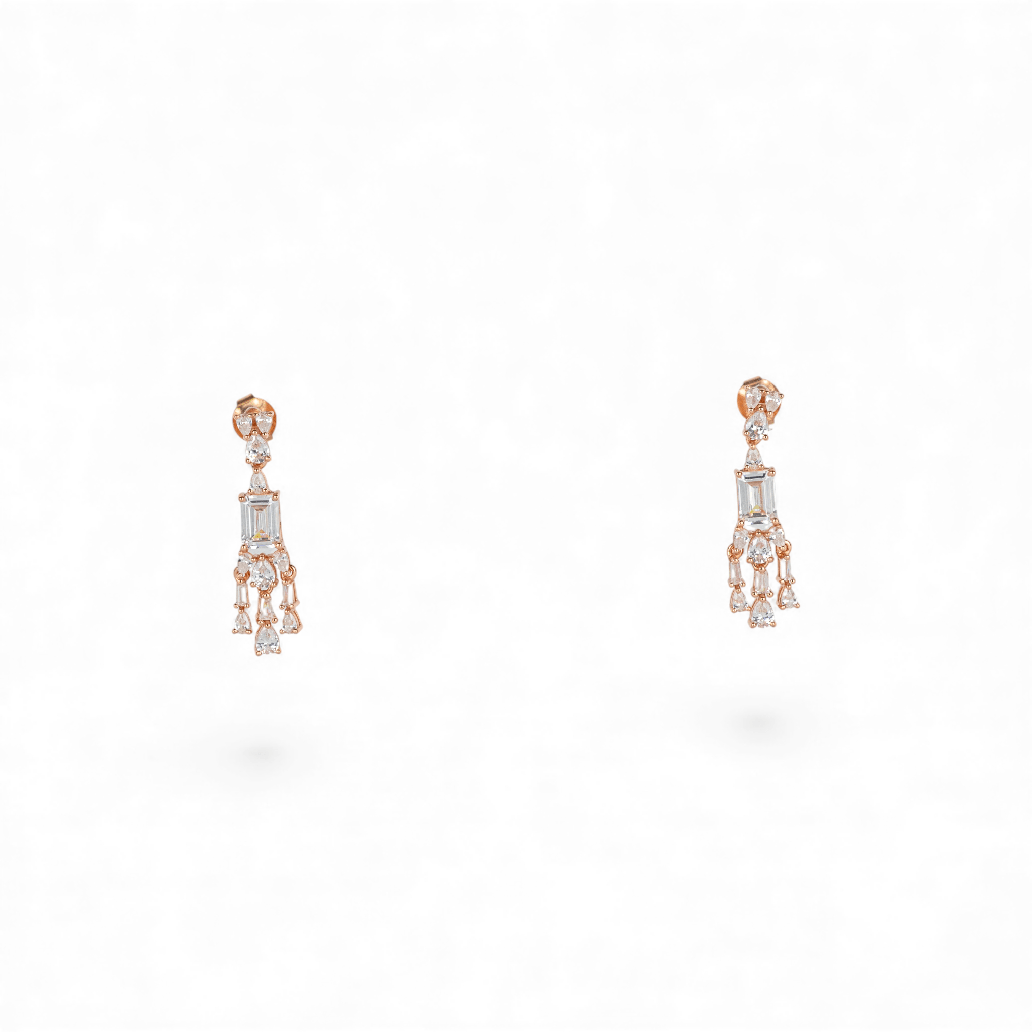 Cluster Waterfall Drop Earrings - Miraura Jewels