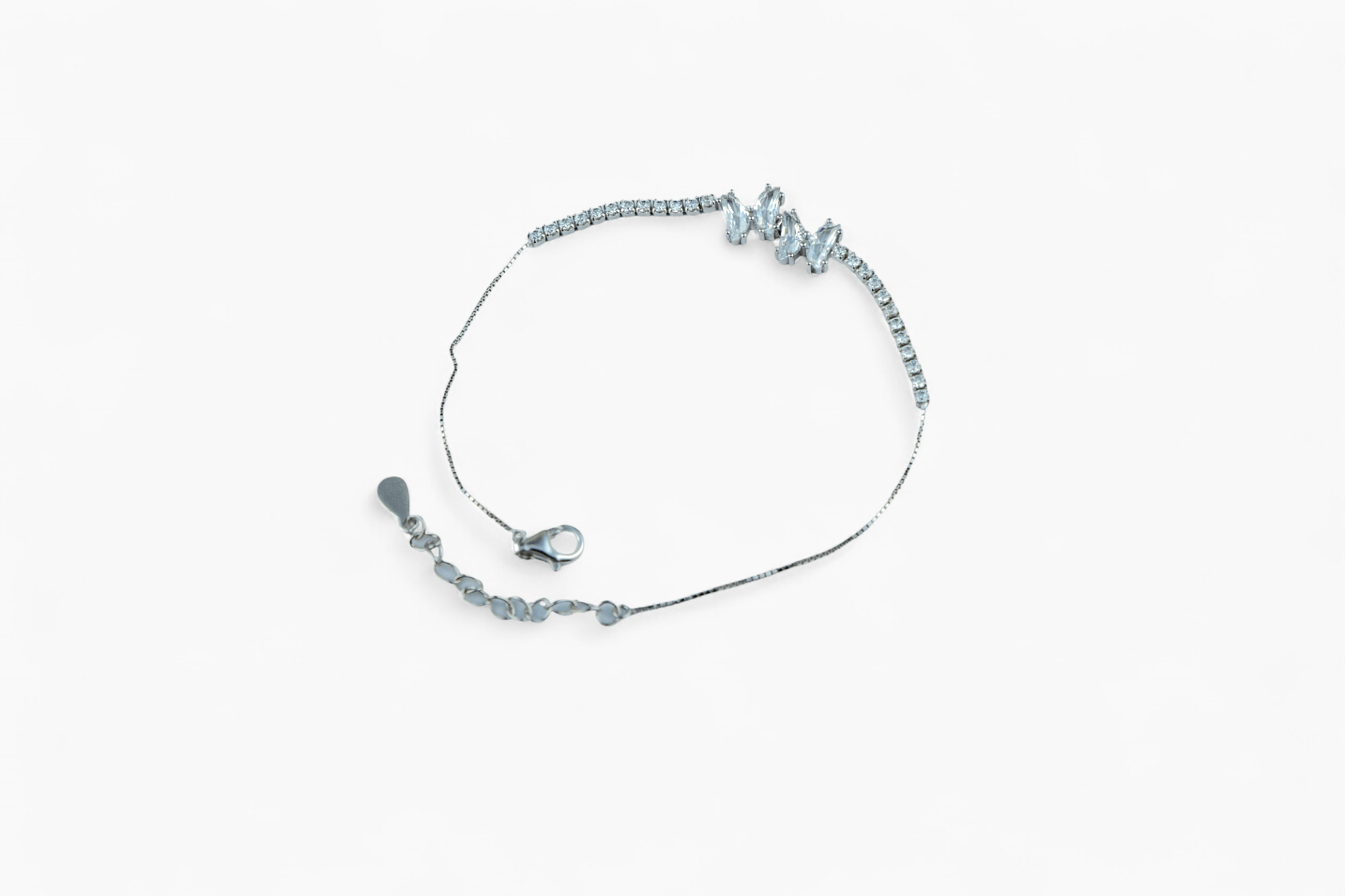 Crystal Coil Bracelet - Miraura Jewels