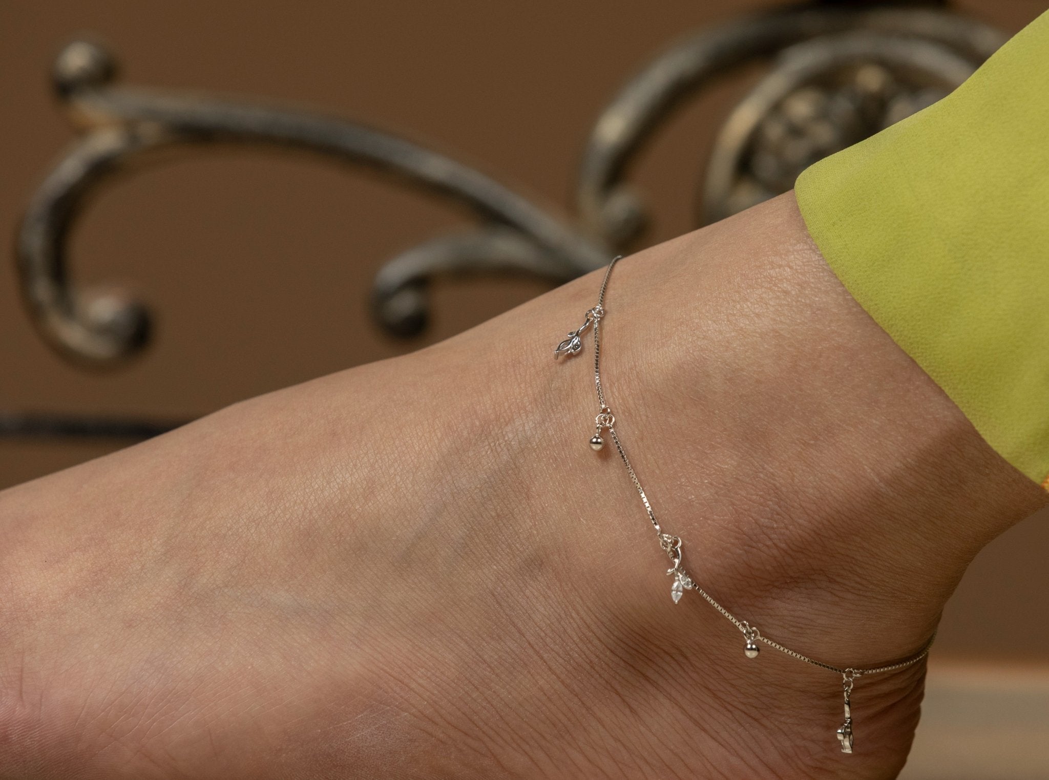 Dainty Charm Anklet Pair - Miraura Jewels