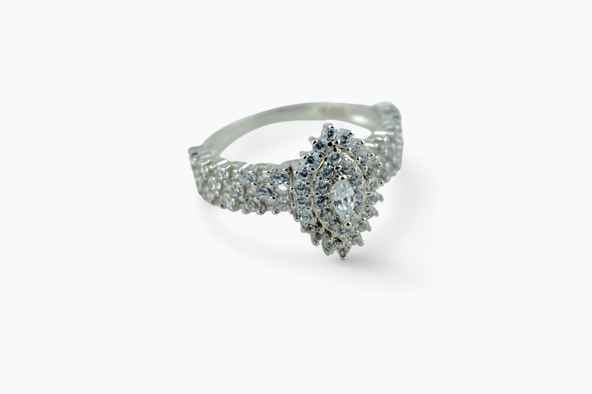 Dazzling Marquise Halo Statement Ring - Miraura Jewels