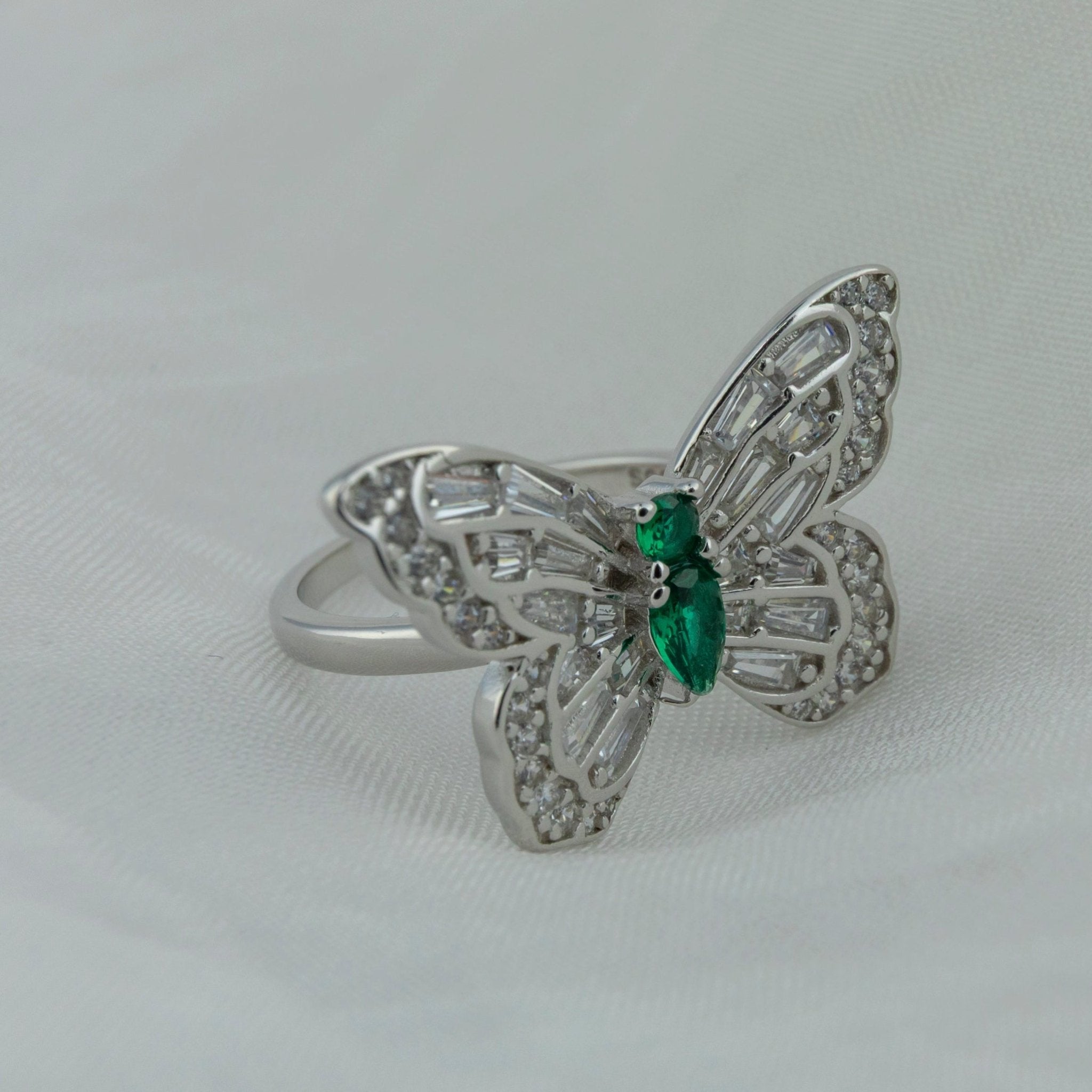 Detailed Butterfly Statement Ring - Miraura Jewels
