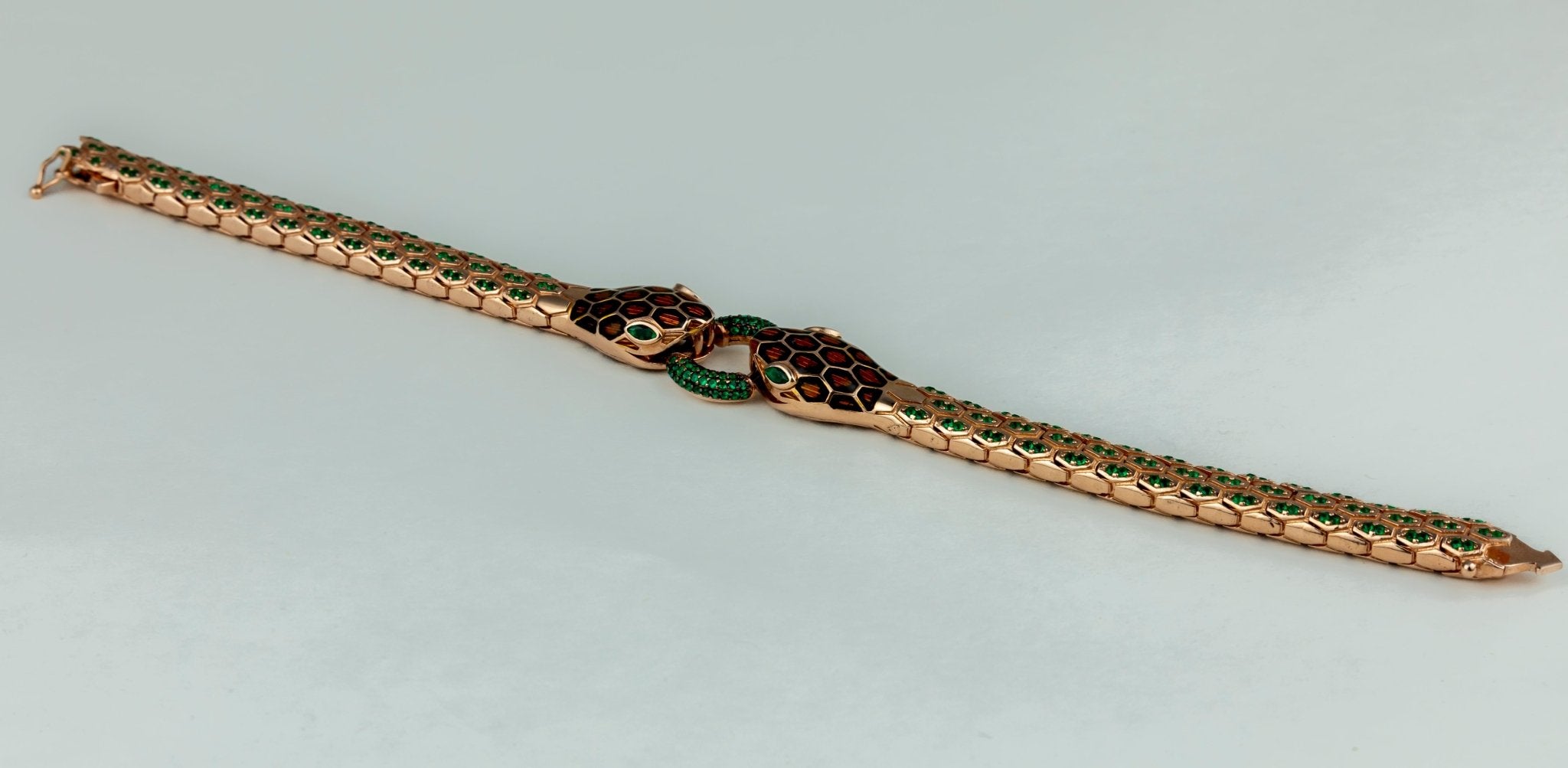 Double - Headed Serpent Bangle - Miraura Jewels