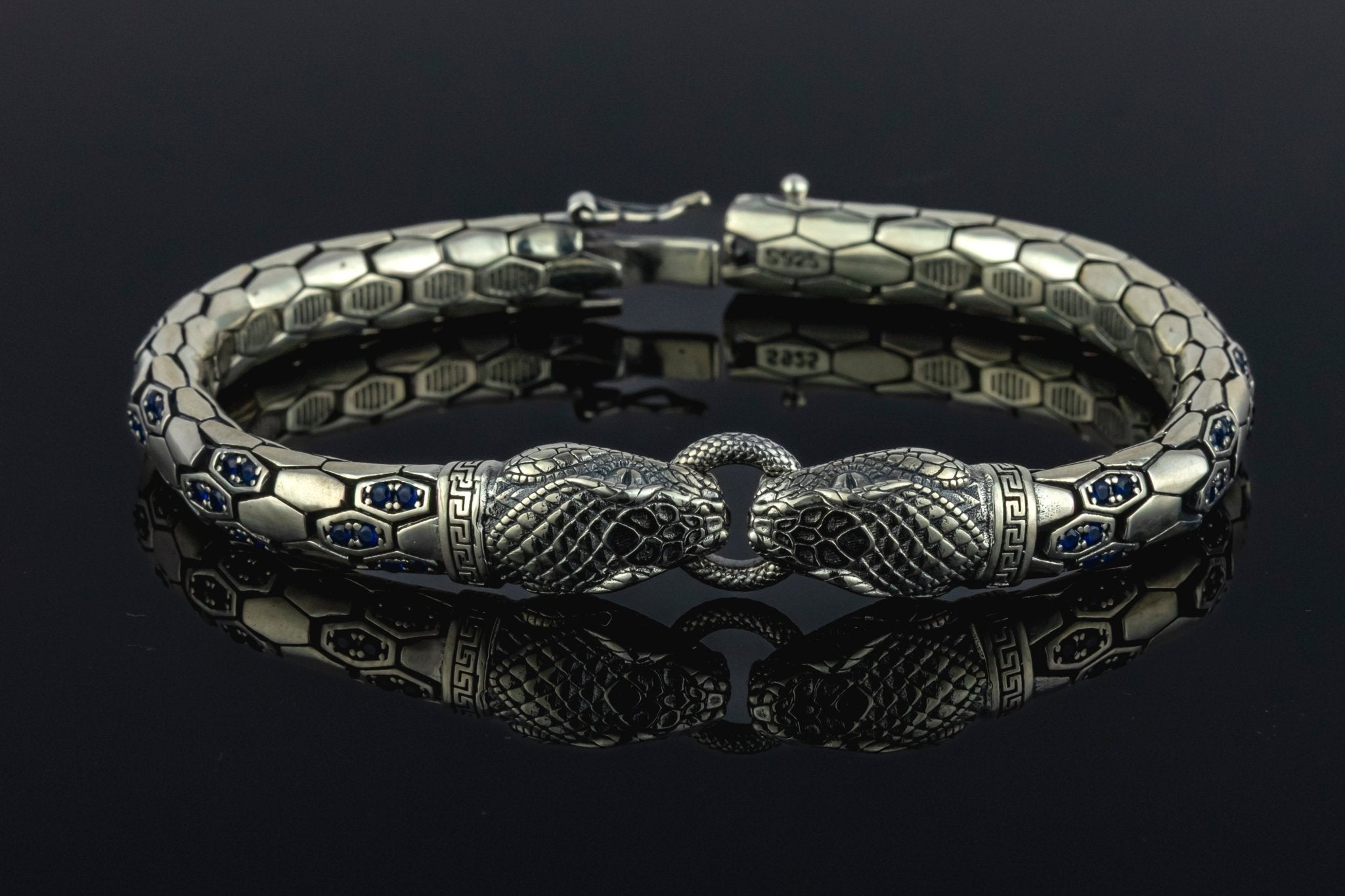 Double - Headed Snake bracelet - Miraura Jewels