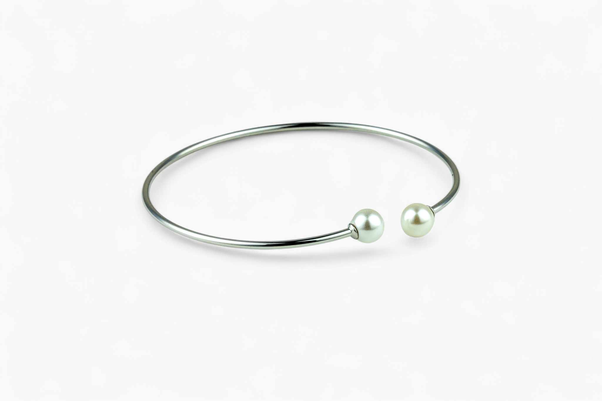 Double - Pearl Cuff Bangle - Miraura Jewels