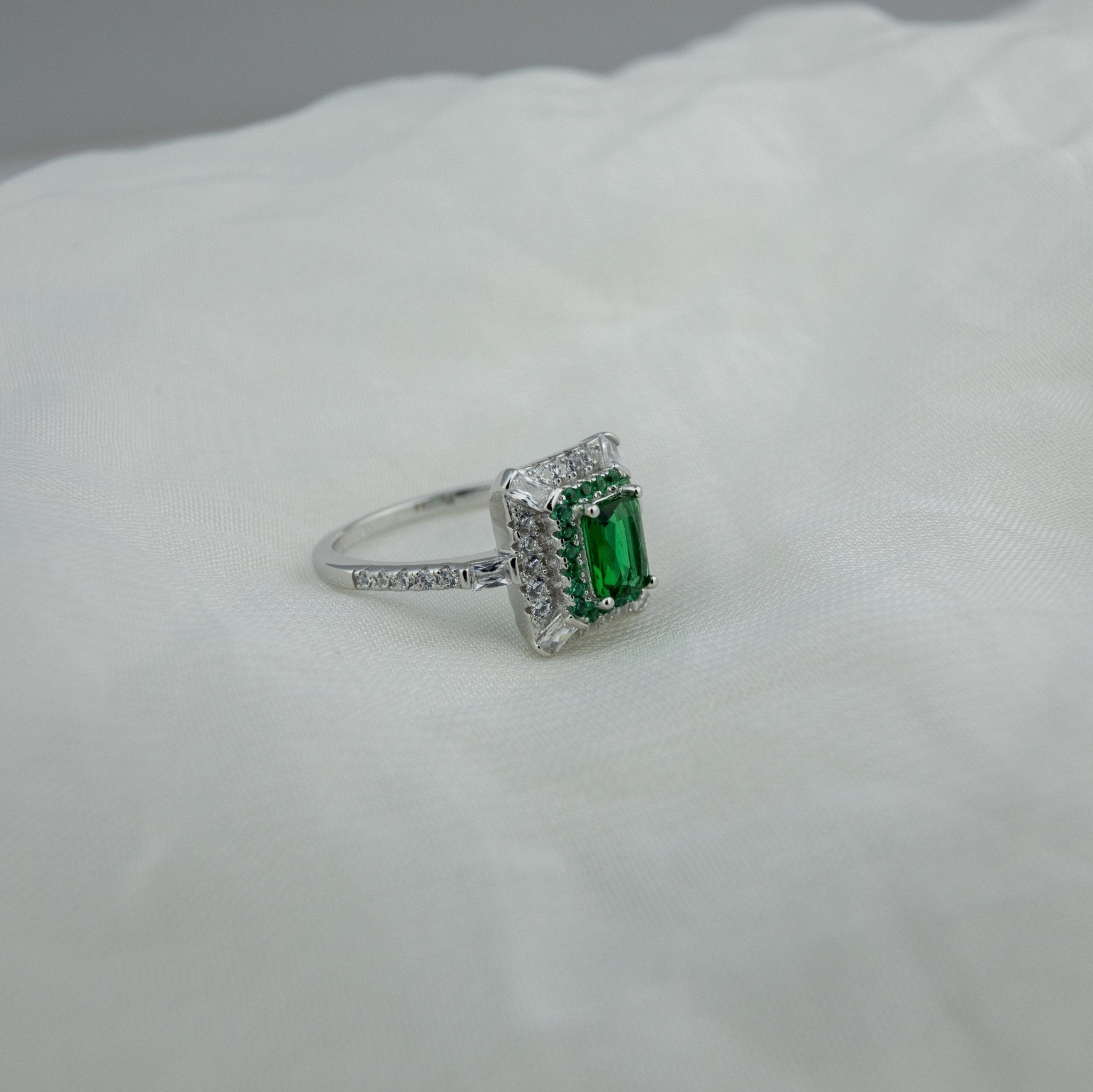 Emerald - Cut Statement Ring - Miraura Jewels