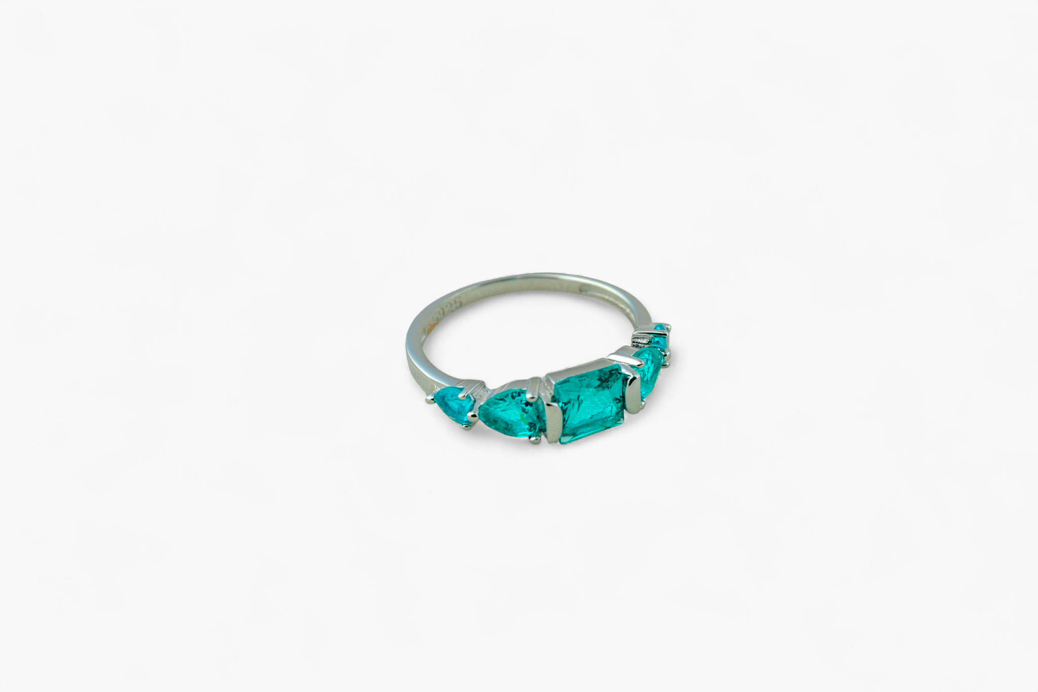 Five - Stone Green Ring - Miraura Jewels