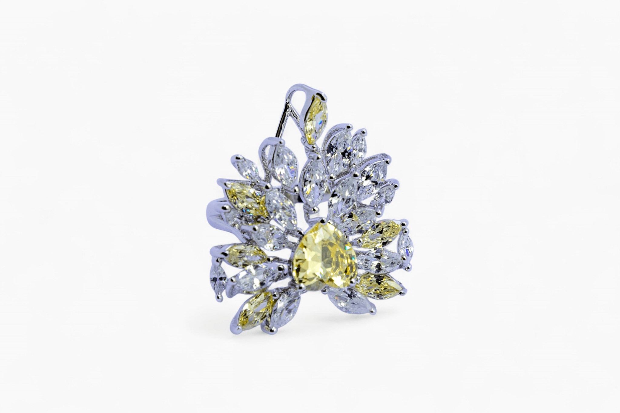 Floral Spray Statement Ring - Miraura Jewels