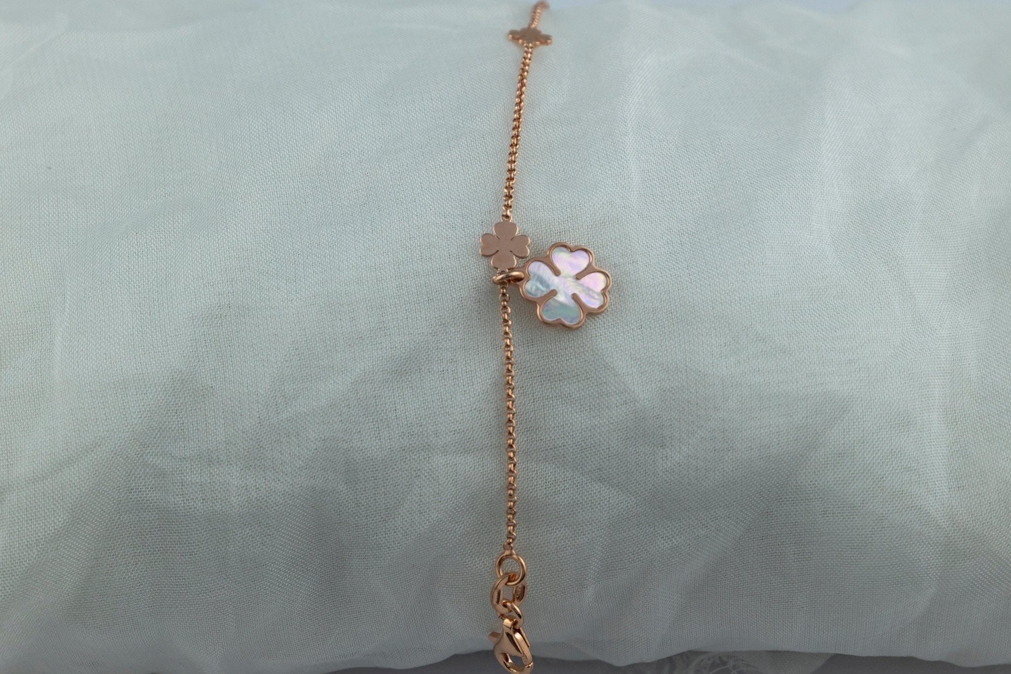 four - leaf clover charm bracelet - Miraura Jewels