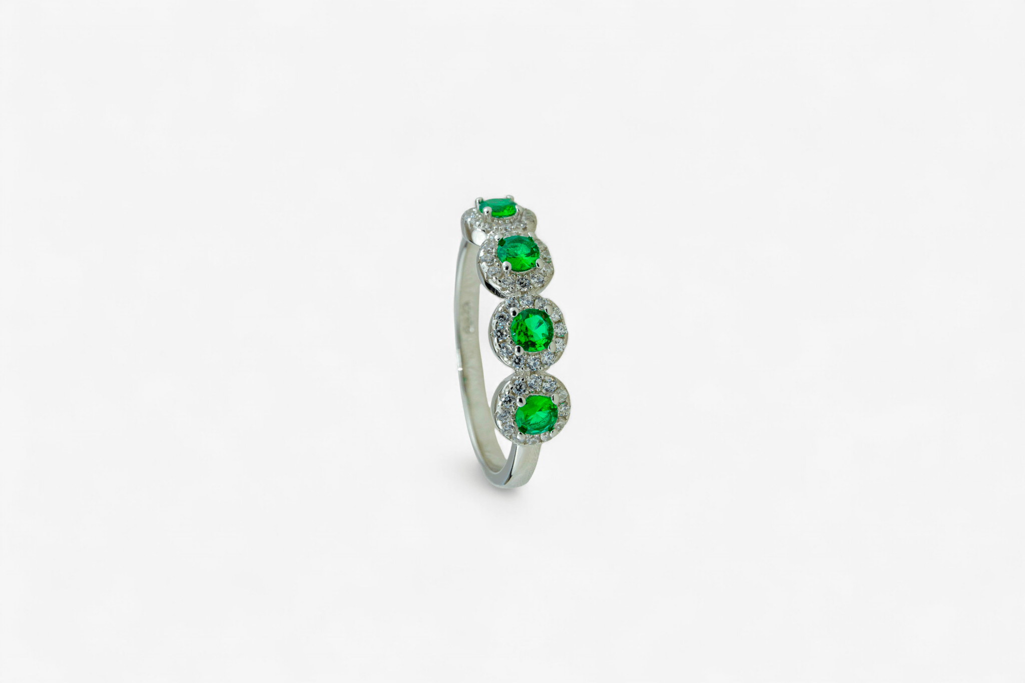 Four - Stone Green Ring - Miraura Jewels