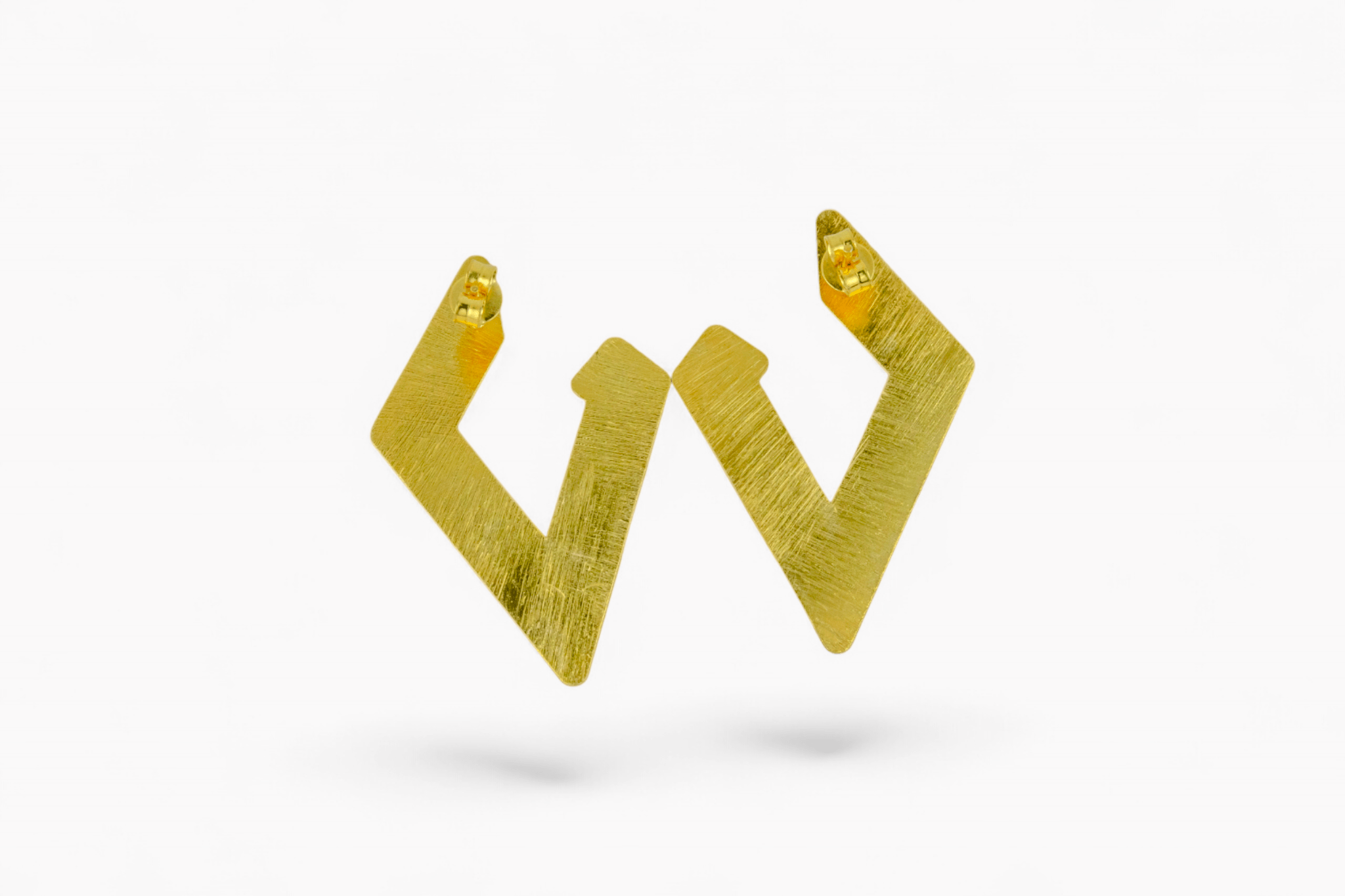 Geometric Angular Stud Earrings - Miraura Jewels