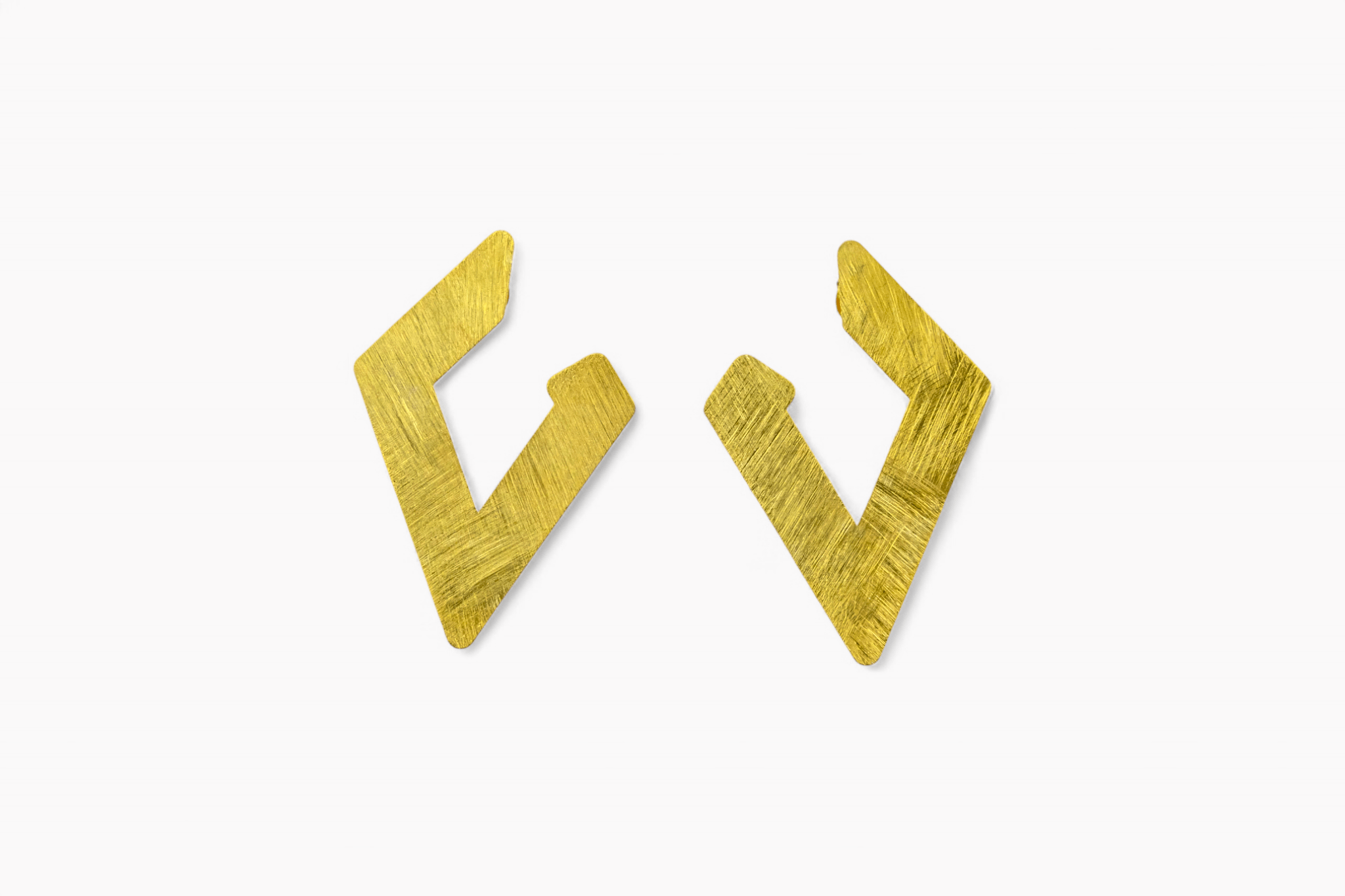 Geometric Angular Stud Earrings - Miraura Jewels