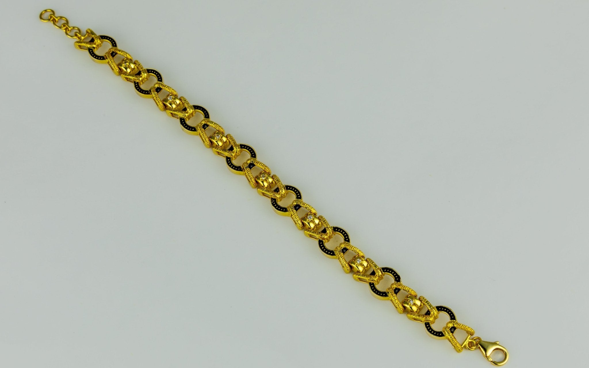Gold Oval Link Bracelet - Miraura Jewels