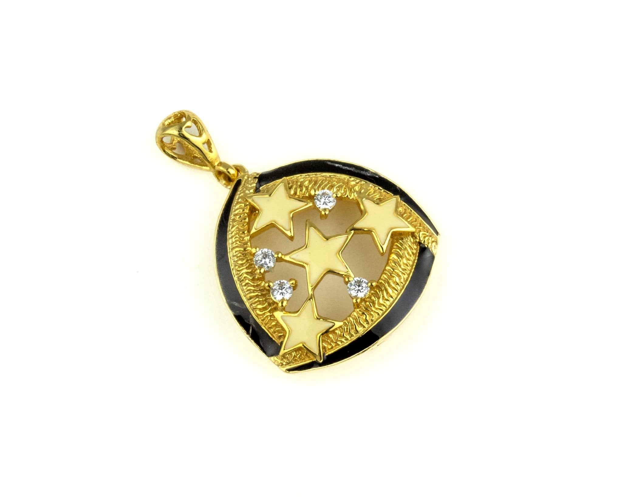 Gold Starburst Pendant - Miraura Jewels