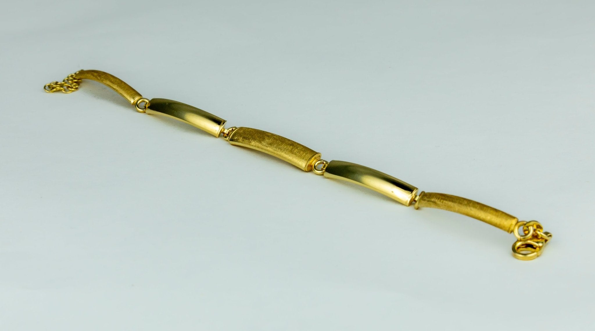 gold - toned link bracelet. - Miraura Jewels