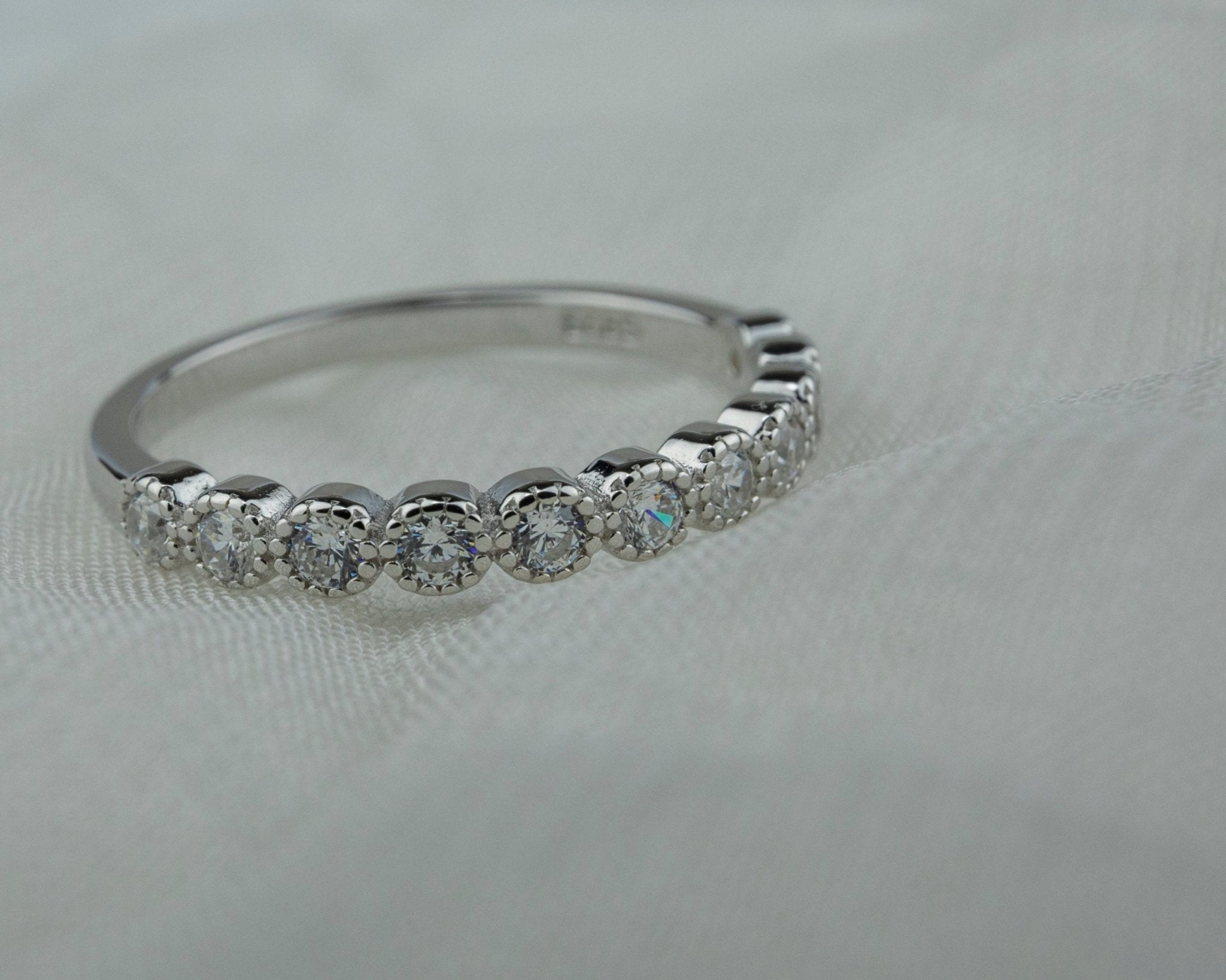 Half Eternity Wedding Band - Miraura Jewels