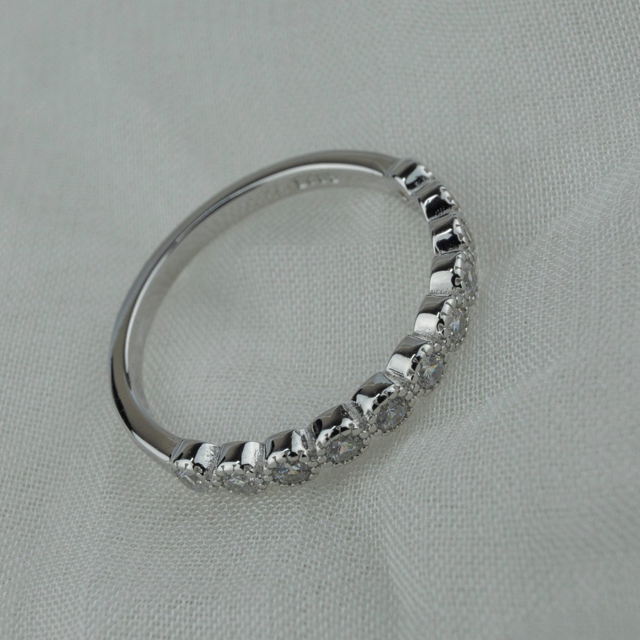 Half Eternity Wedding Band - Miraura Jewels