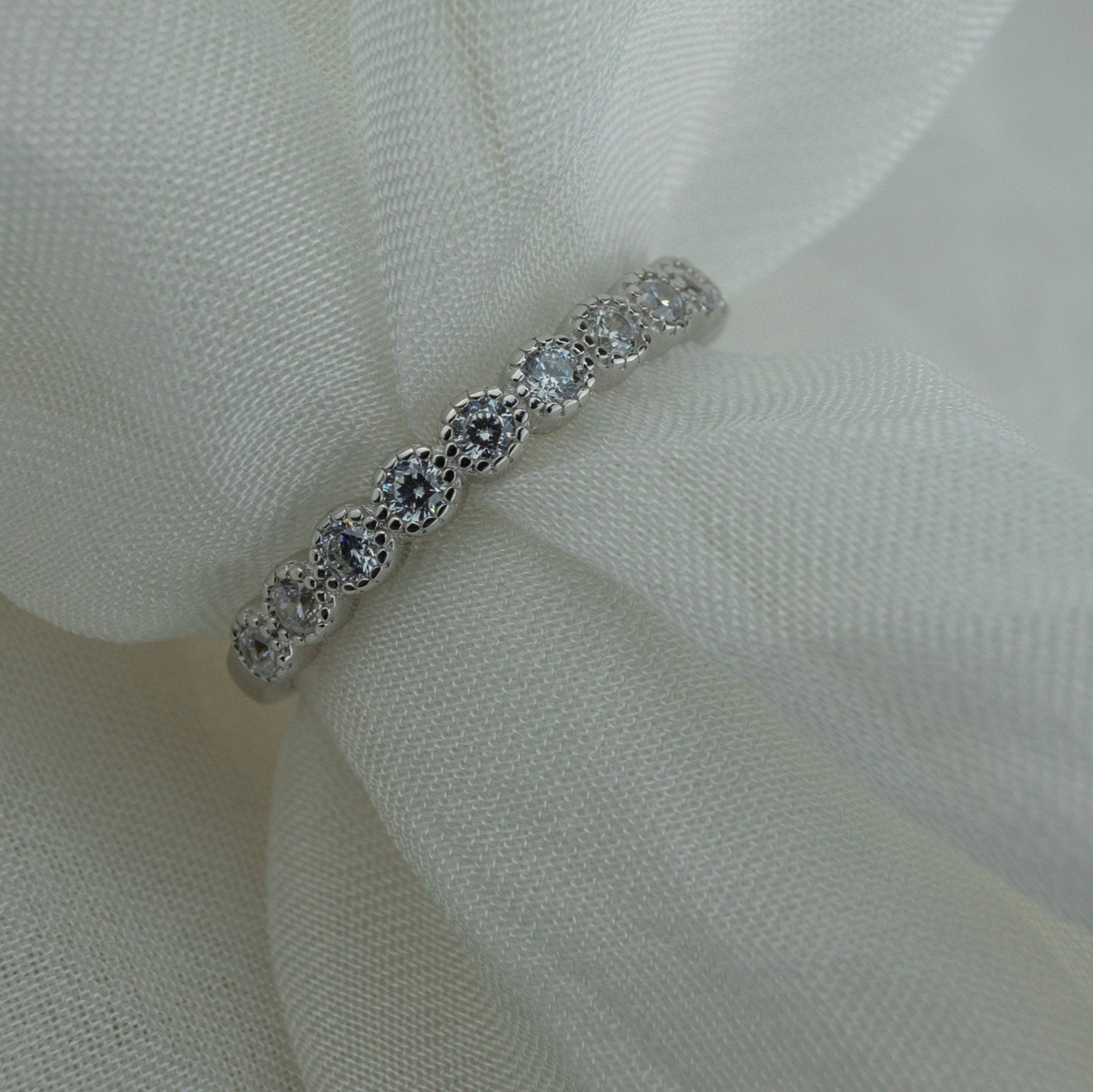 Half Eternity Wedding Band - Miraura Jewels
