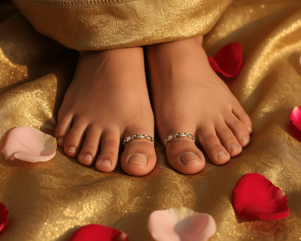 Interlocking Oval Toe Rings Bridal Lifestyle