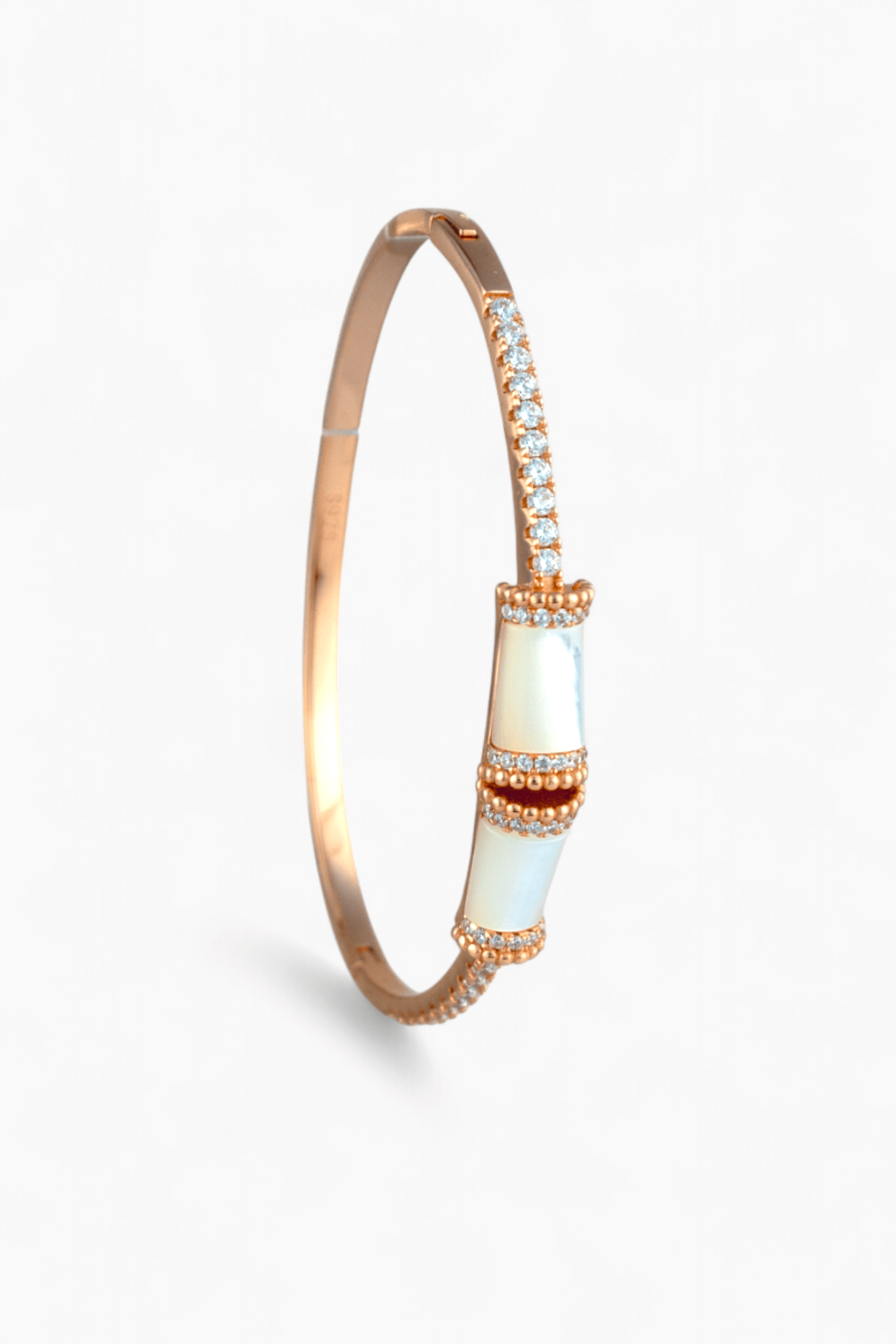 Jade Inlay Bangle - Miraura Jewels